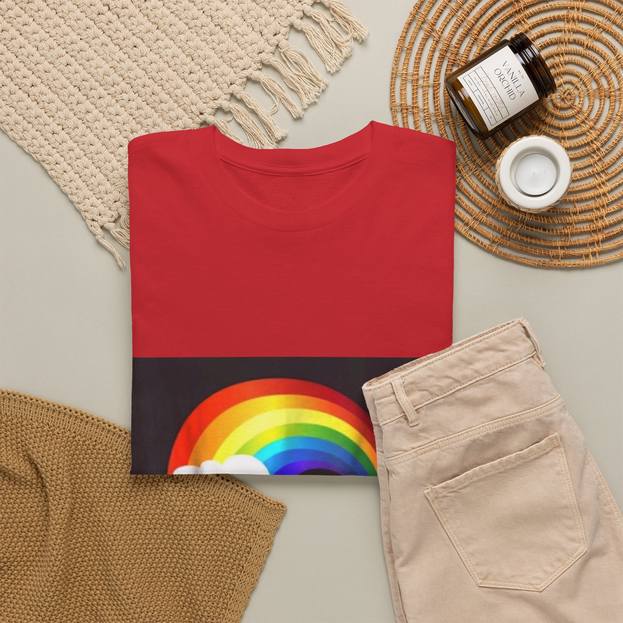 Rainbow Clouds T-Shirt — Bright Pride Graphic Tee