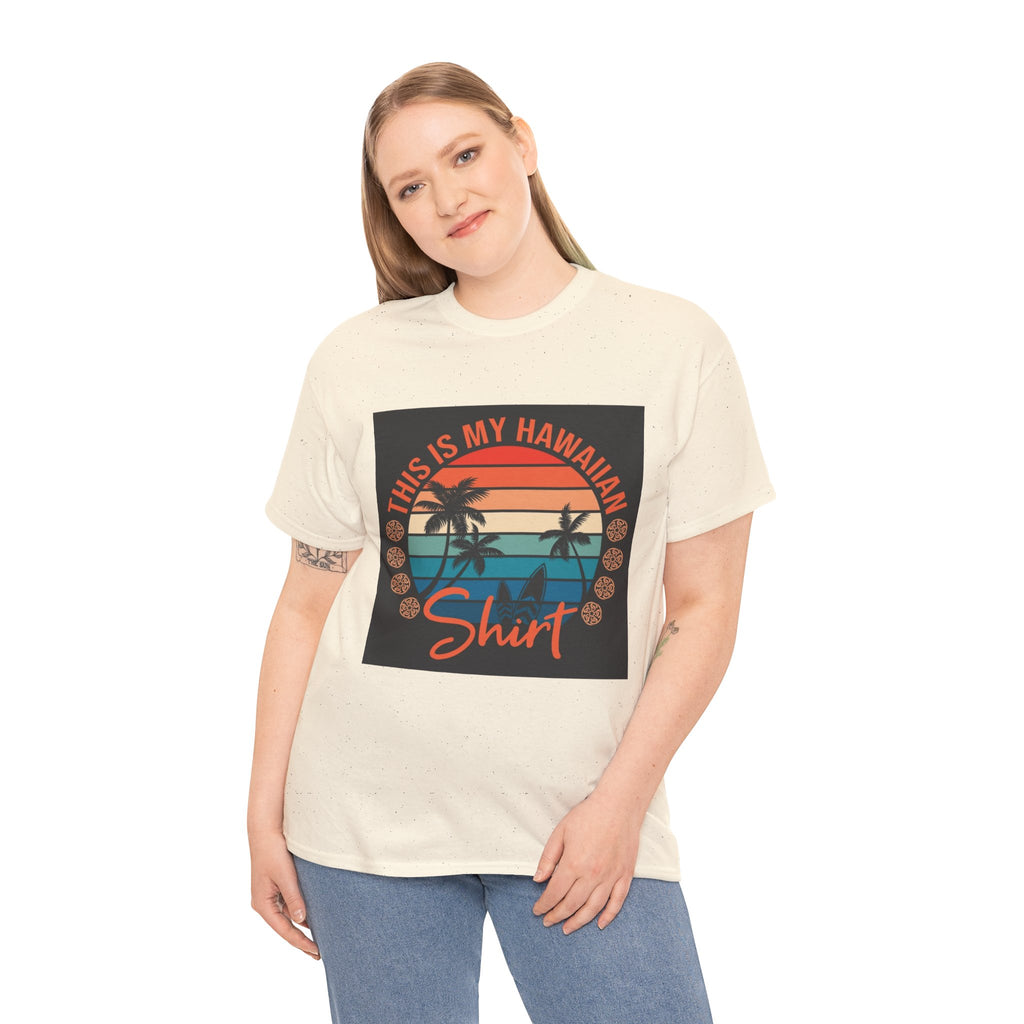This Is My Hawaiian Shirt Tee — Vintage Sunset Palm Beach T-Shirt