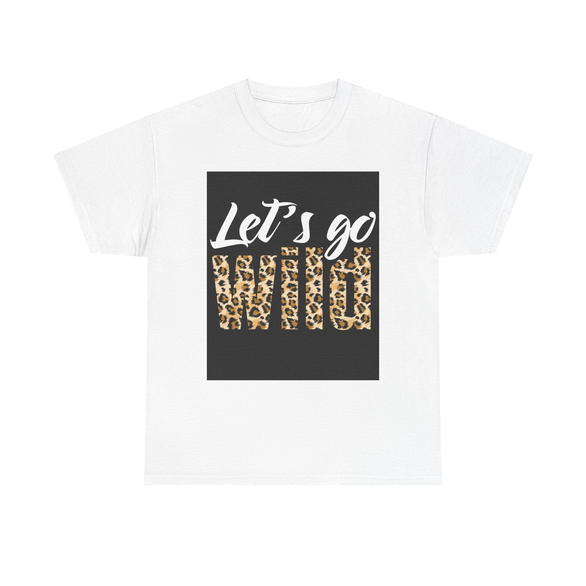 Let's Go Wild Leopard Graphic Tee