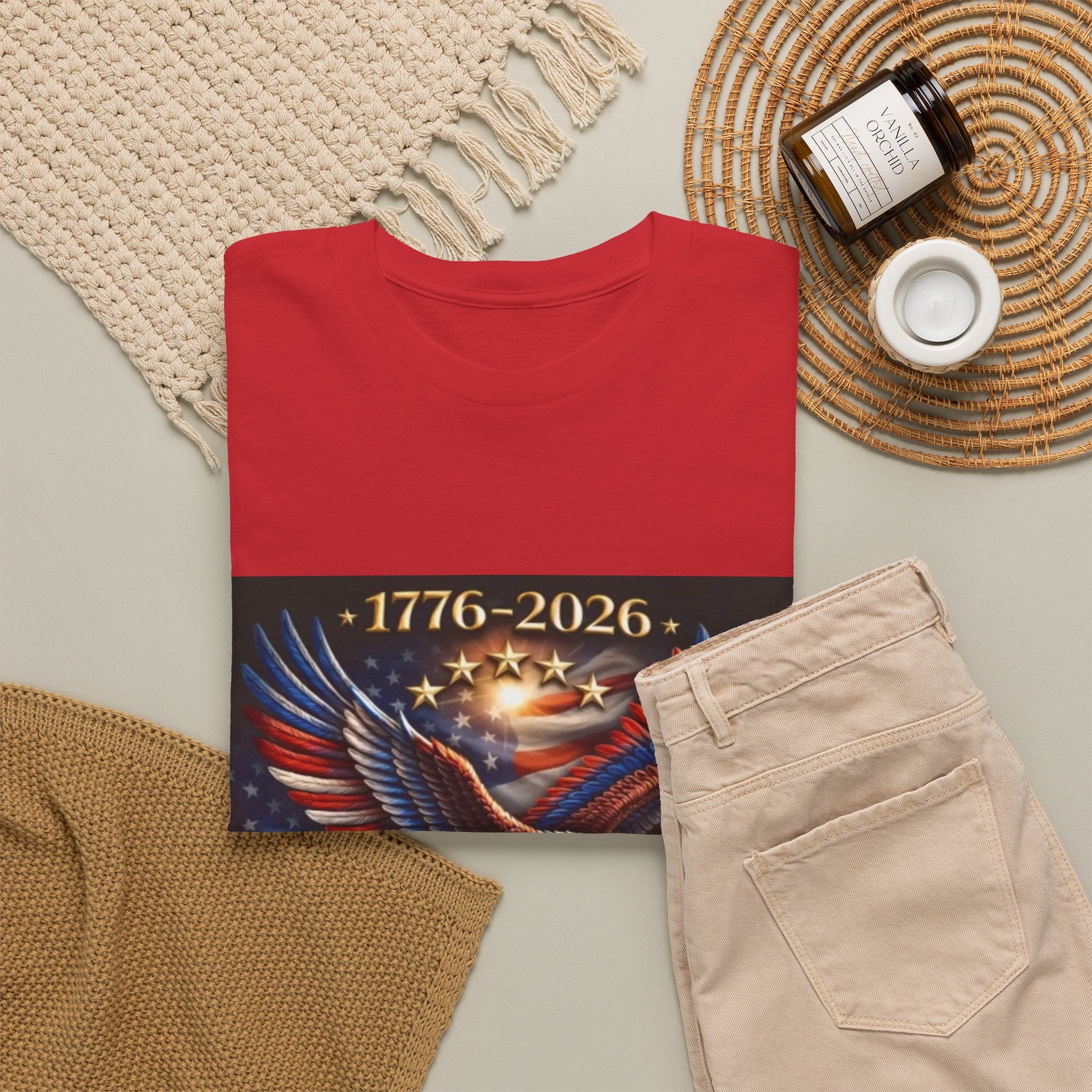 America 250th Anniversary T-Shirt — 1776–2026 Patriotic Eagle Tee