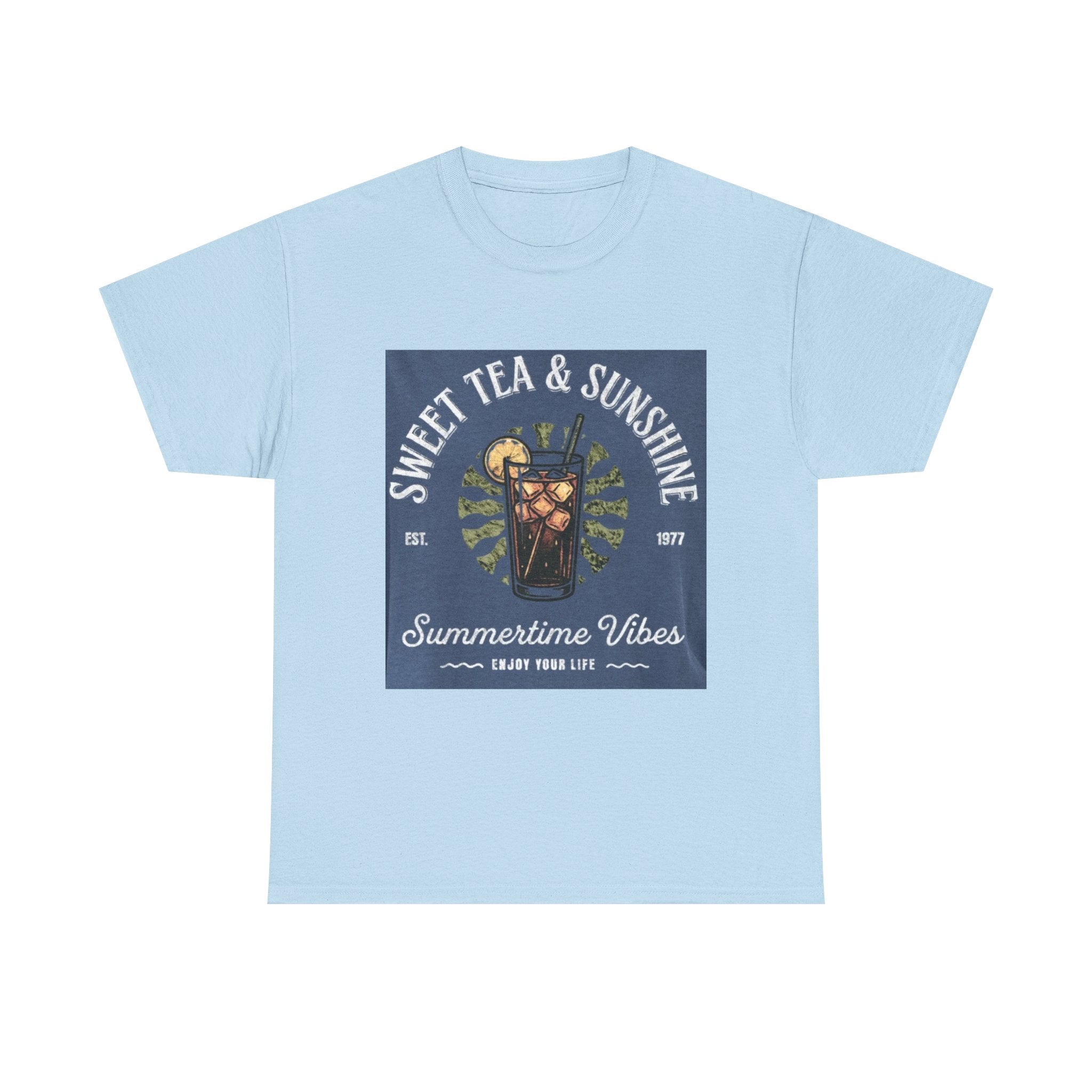Sweet Tea & Sunshine Tee — Summertime Vibes Iced Tea Graphic T-Shirt