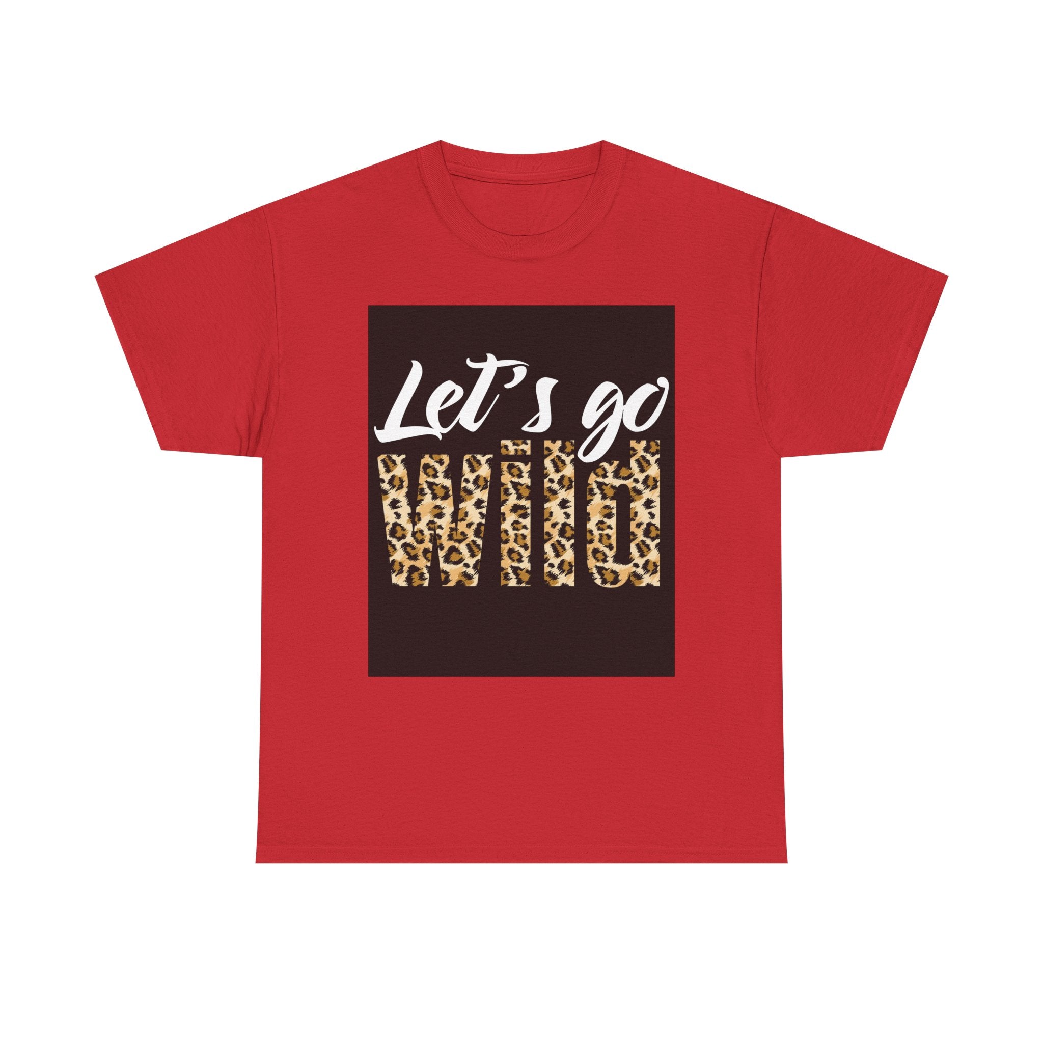 Let's Go Wild Leopard Graphic Tee