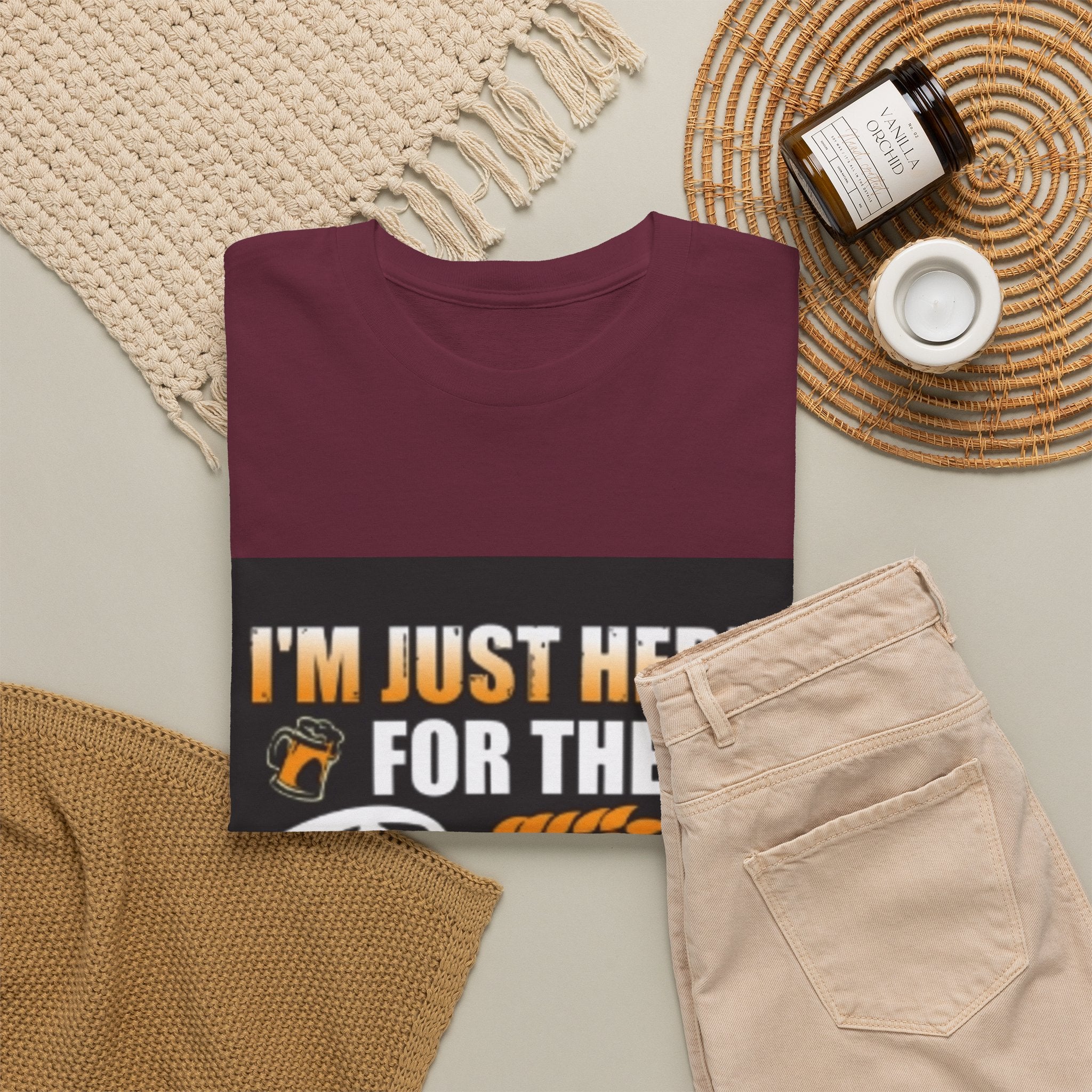 I'm Just Here for the Beer T-Shirt — Funny Beer Drinking Tee for Parties & Oktoberfest
