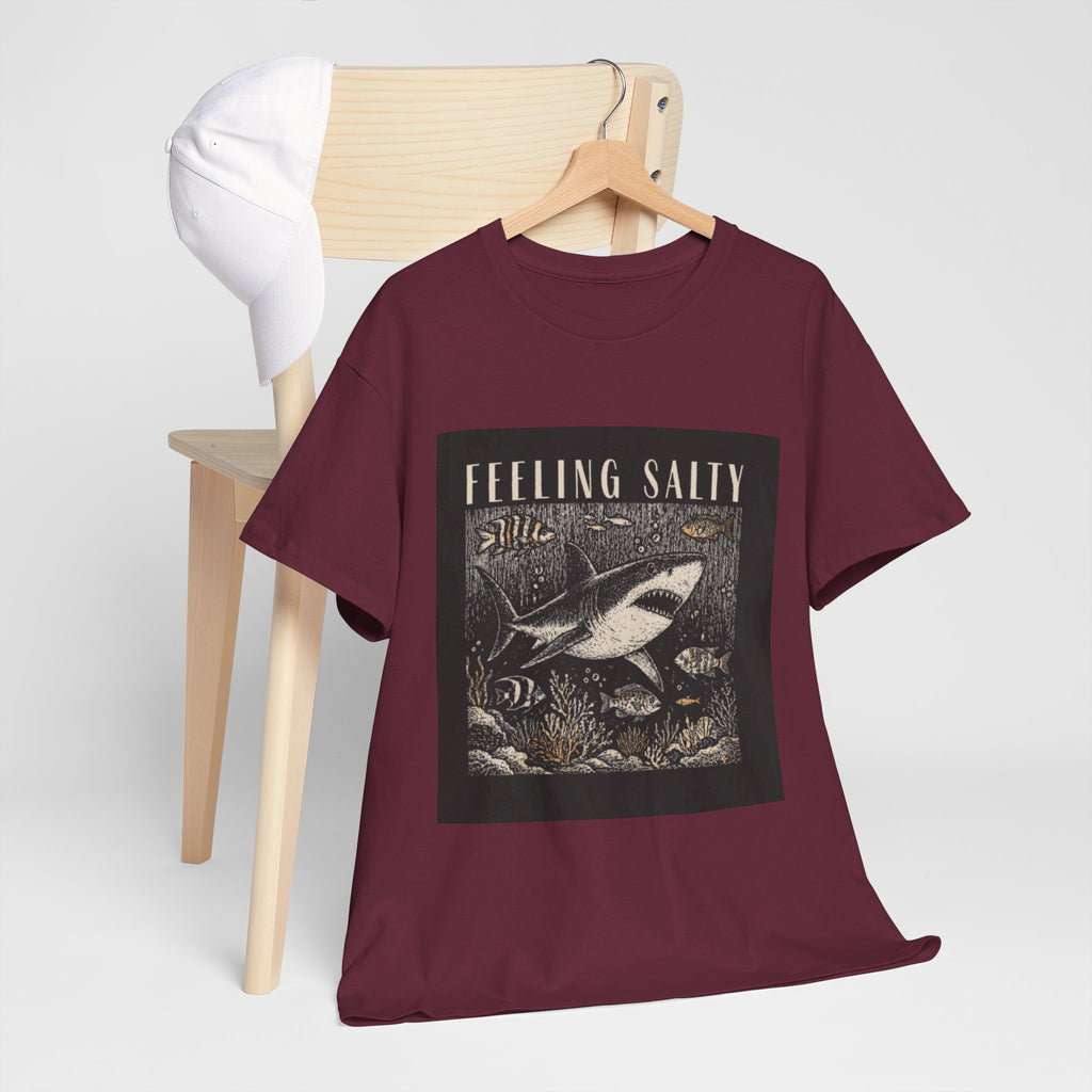 Feeling Salty Shark T-Shirt – Vintage Ocean Graphic Tee