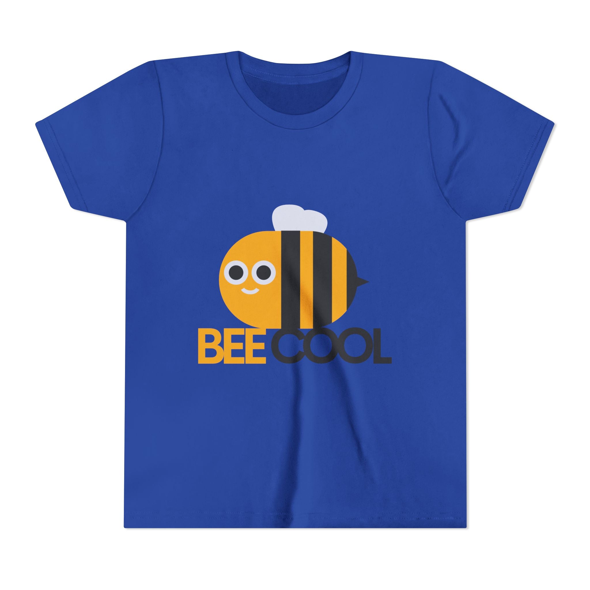 Bee Cool Kids Tee — Cute Bee Graphic Youth Short Sleeve Shirt