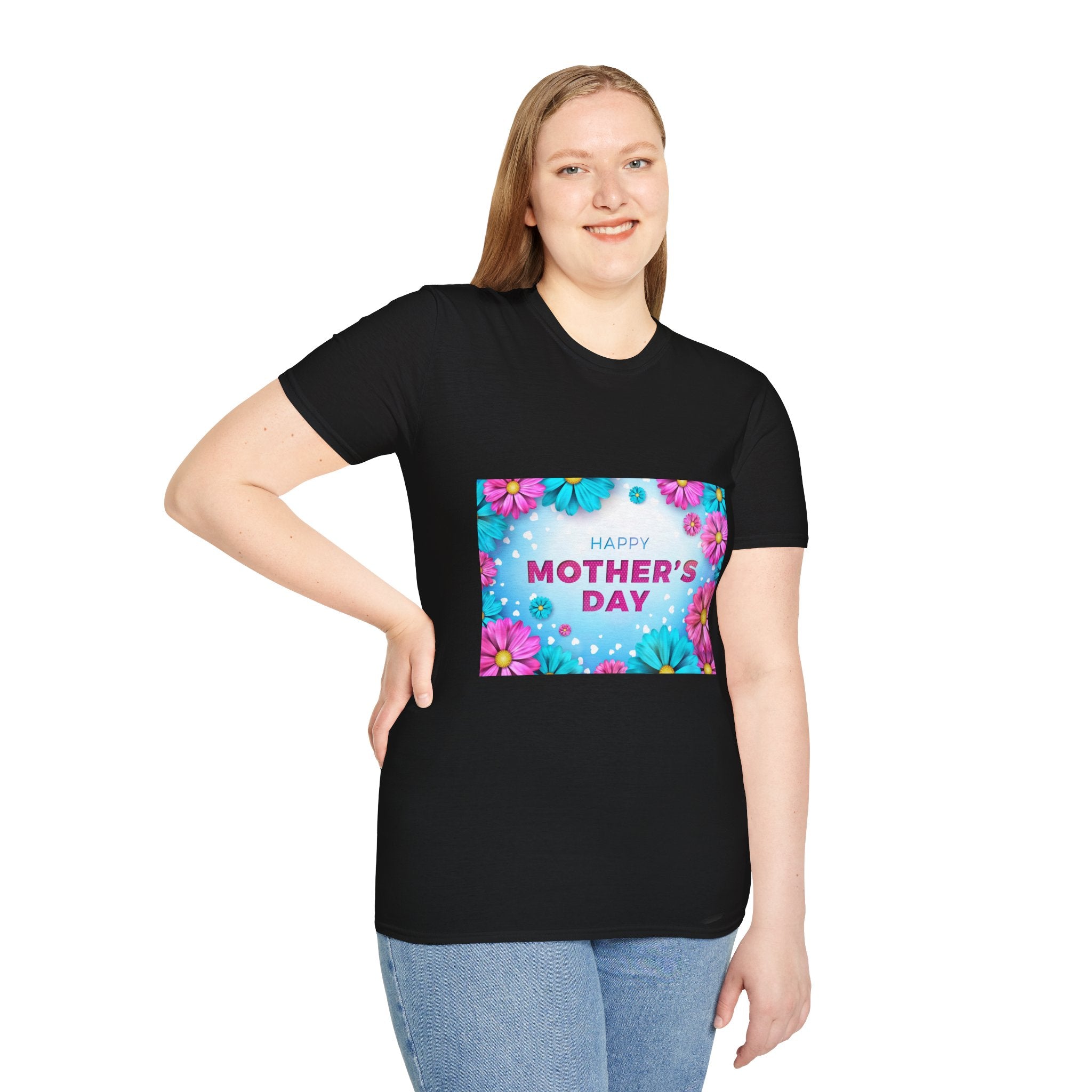 Mother's Day Floral T-Shirt — Happy Mother's Day Celebration Tee