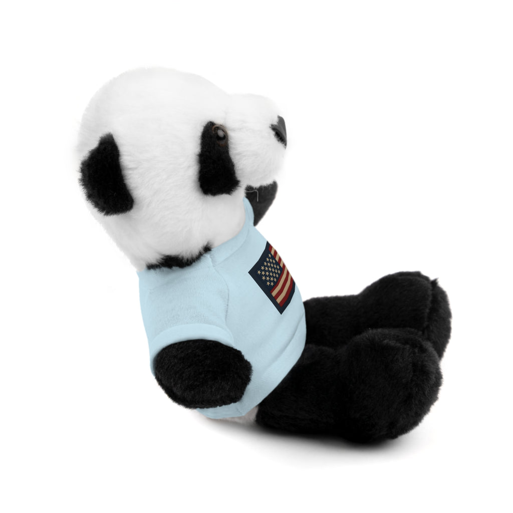 American Flag Teddy Bear with Tee — Patriotic Plush Gift