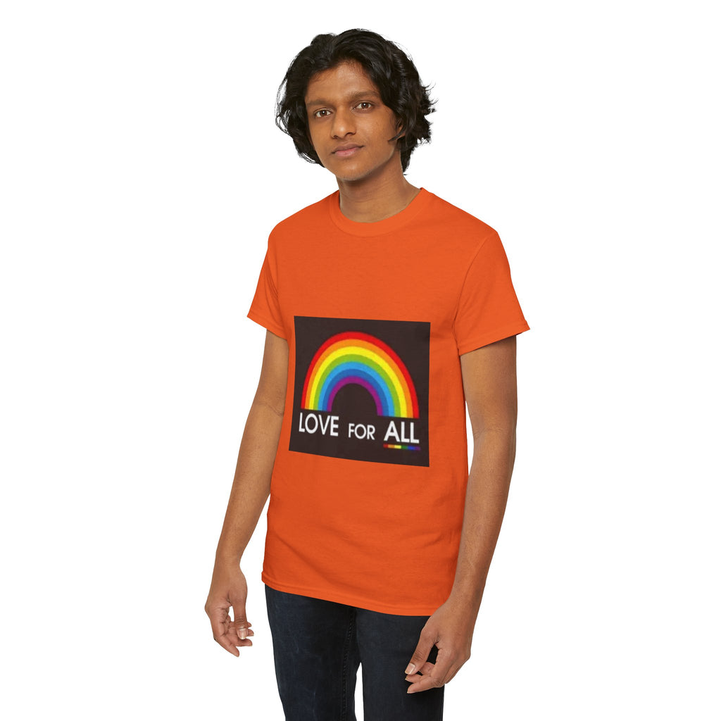 T-Shirt — 'Love For All' Rainbow Pride Tee