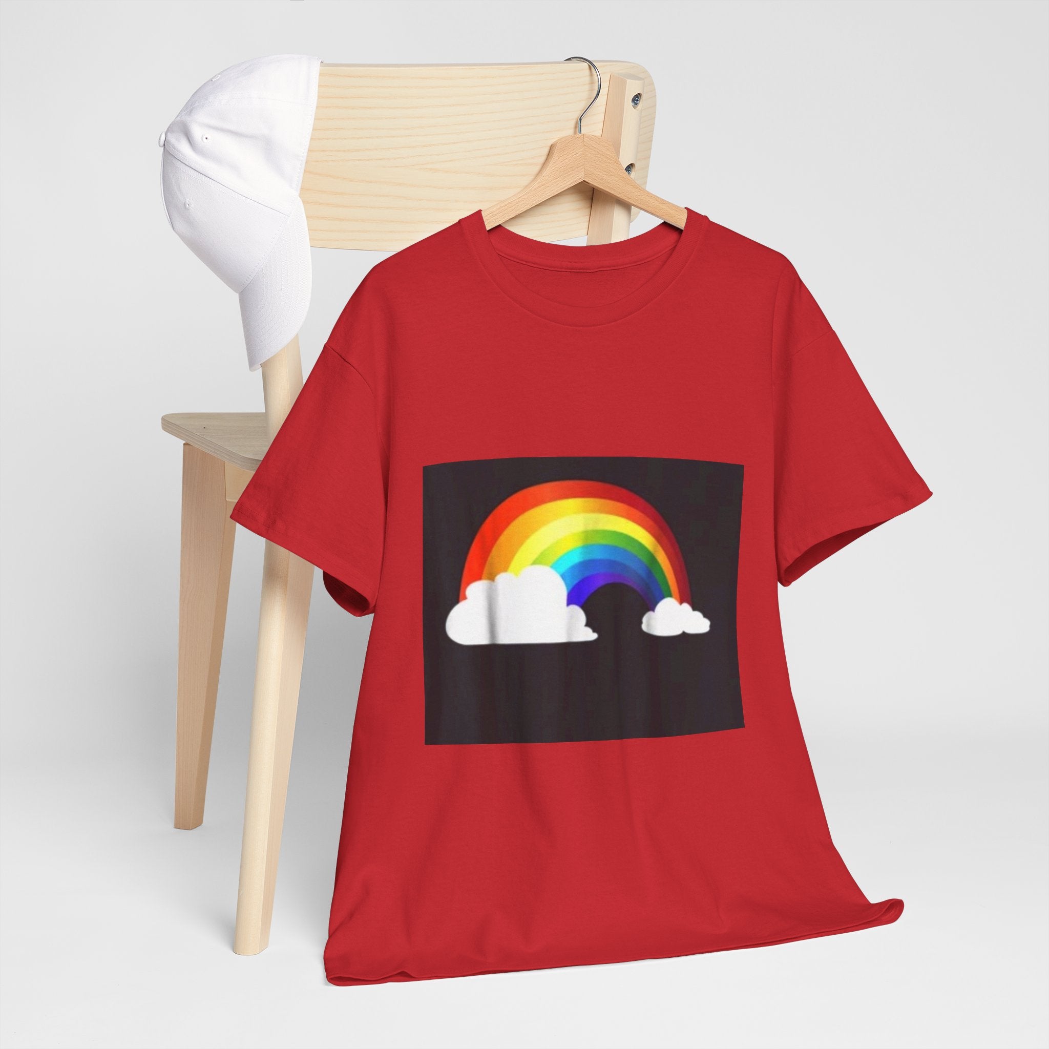 Rainbow Clouds T-Shirt — Bright Pride Graphic Tee
