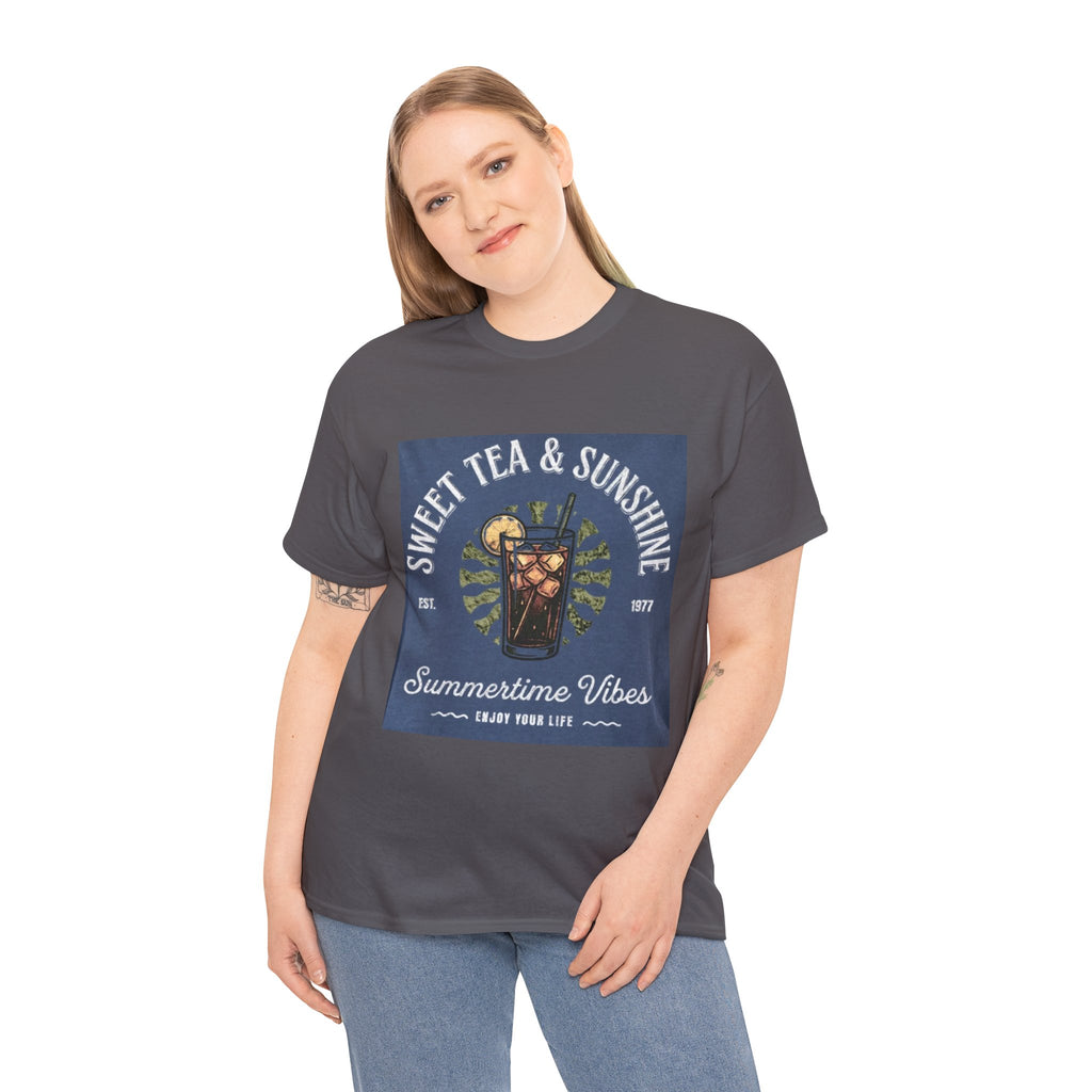 Sweet Tea & Sunshine Tee — Summertime Vibes Iced Tea Graphic T-Shirt