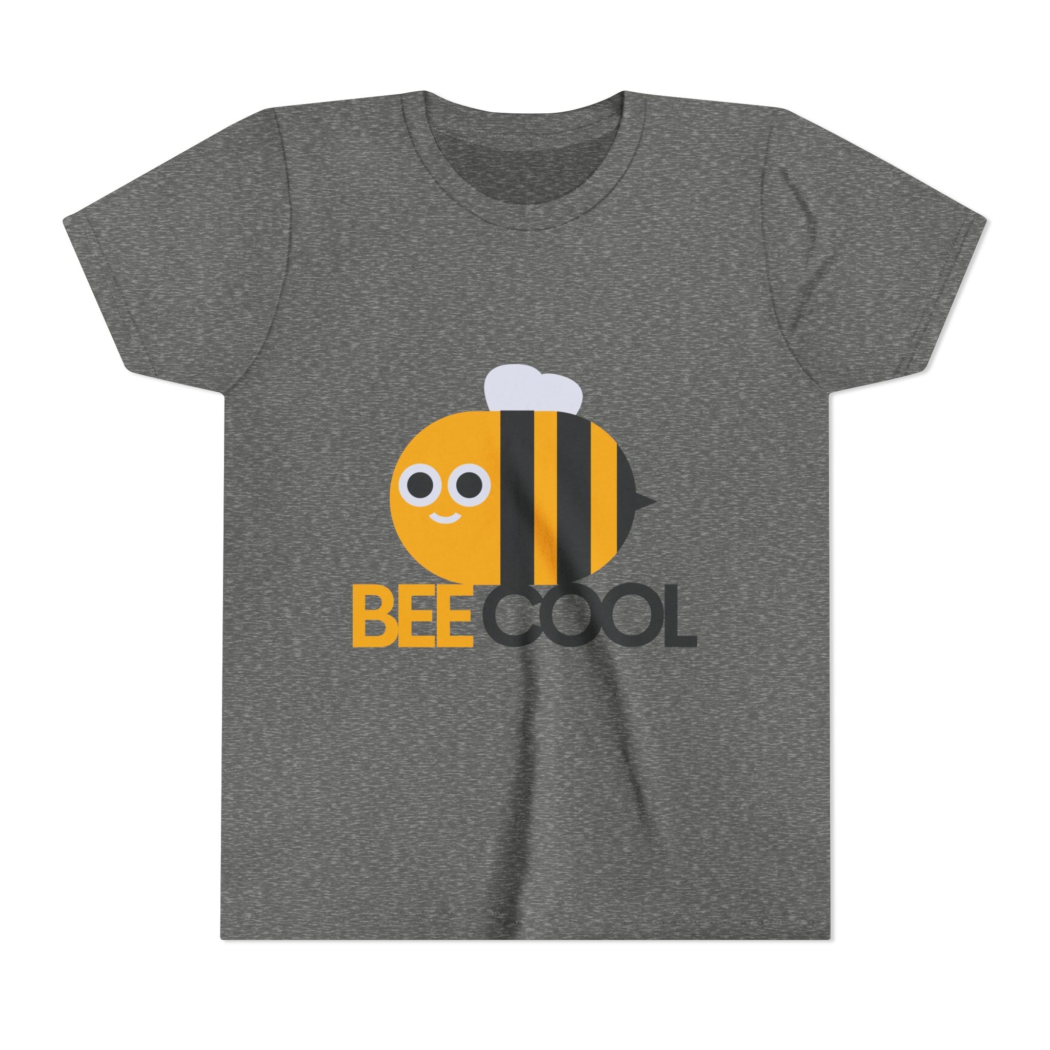 Bee Cool Kids Tee — Cute Bee Graphic Youth Short Sleeve Shirt