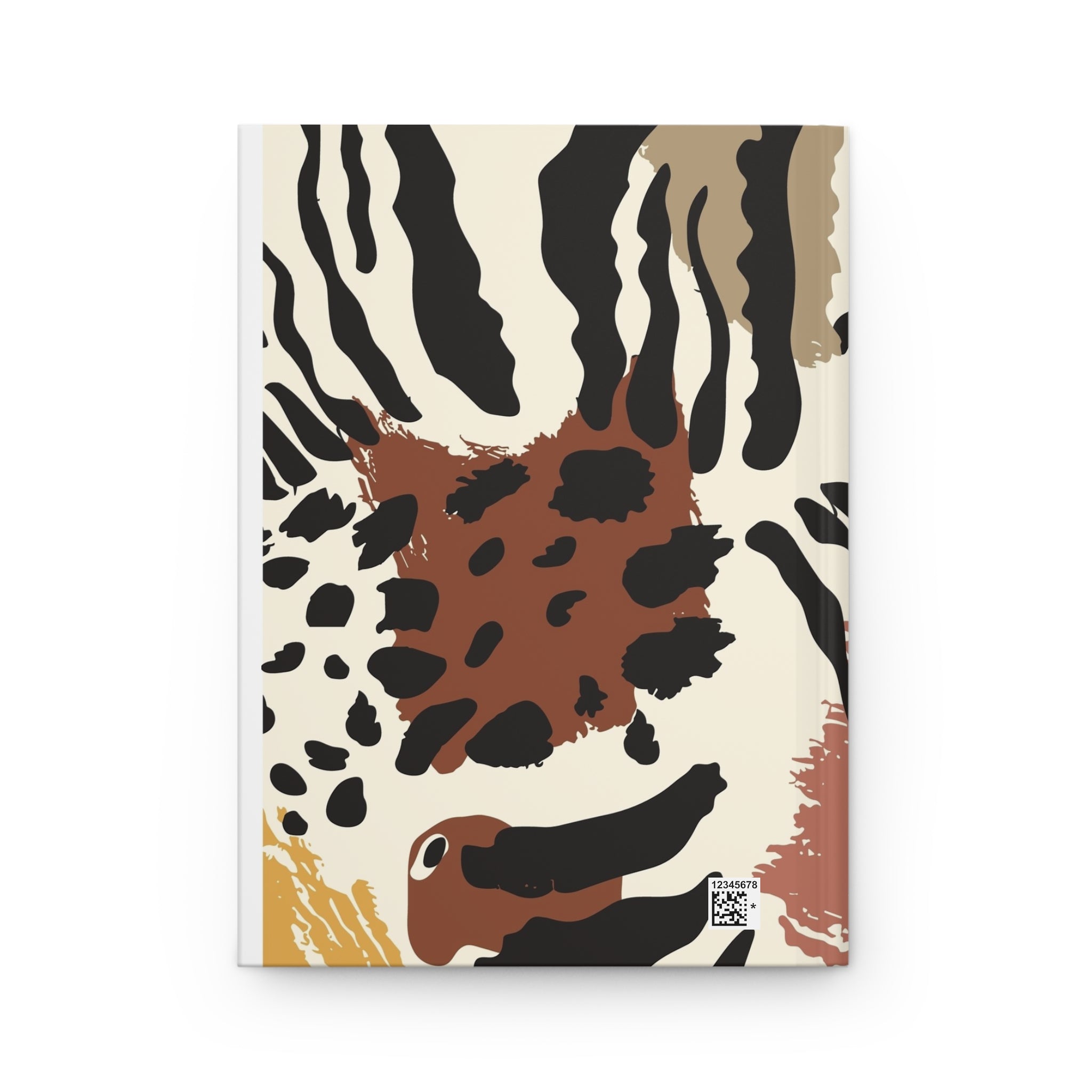 Abstract Animal Print Hardcover Journal