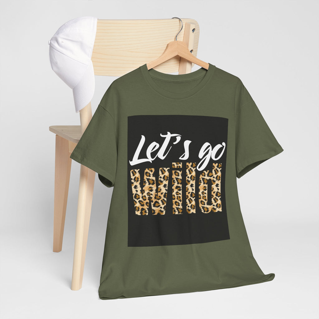 Let's Go Wild Leopard Graphic Tee