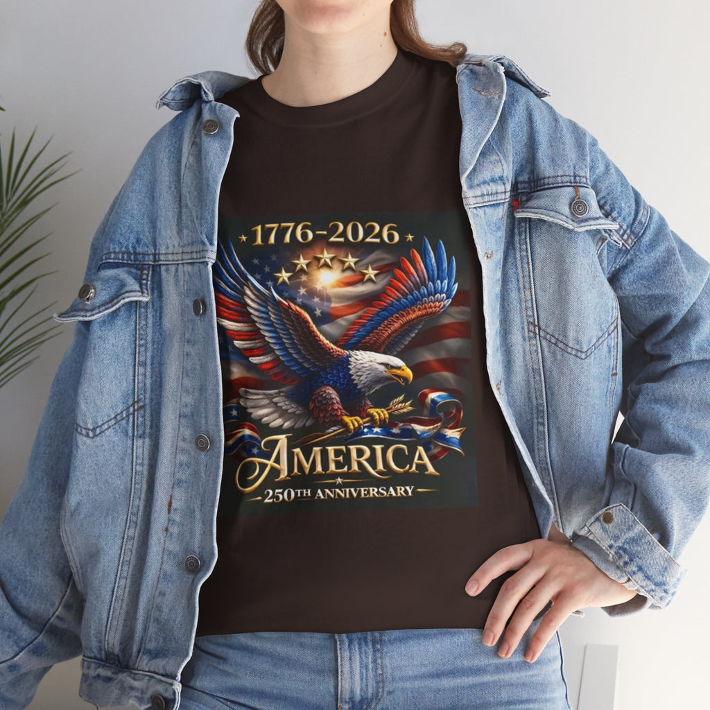 America 250th Anniversary T-Shirt — 1776–2026 Patriotic Eagle Tee