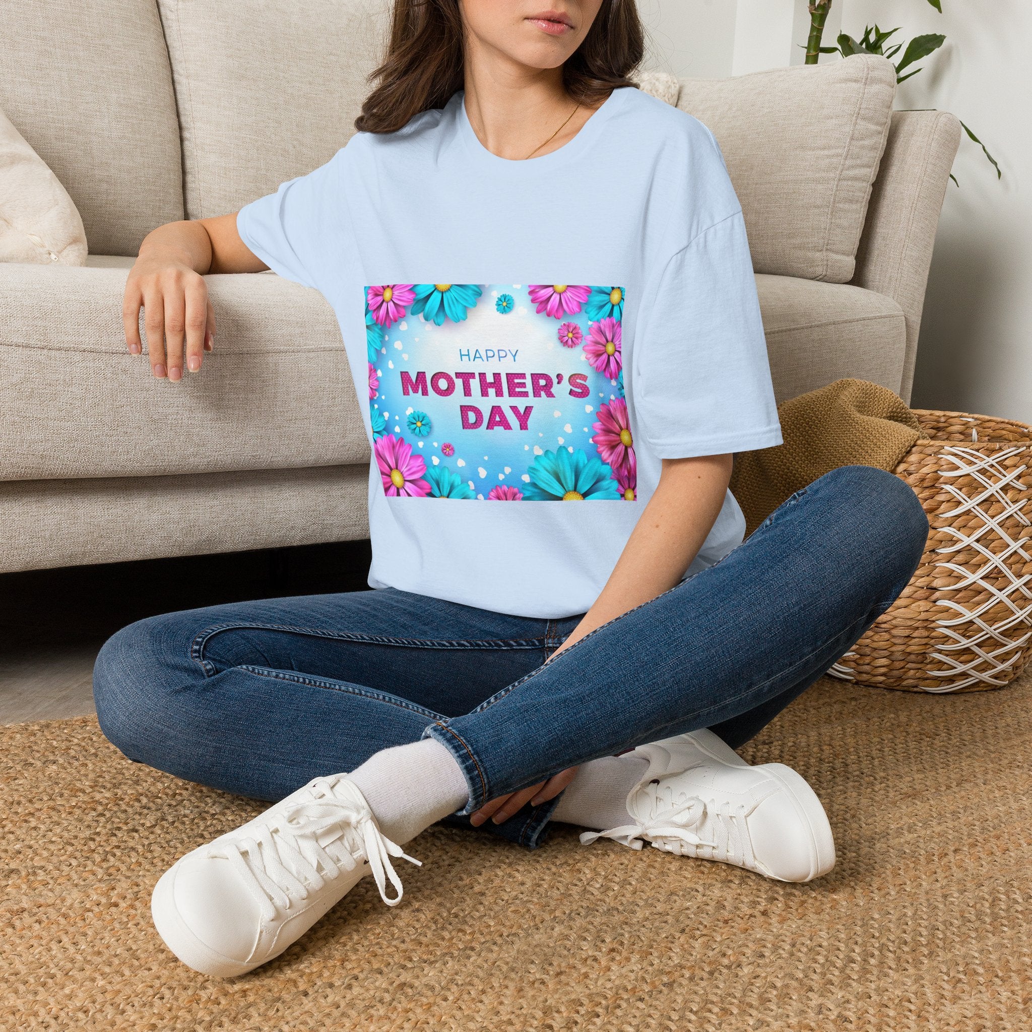 Mother's Day Floral T-Shirt — Happy Mother's Day Celebration Tee