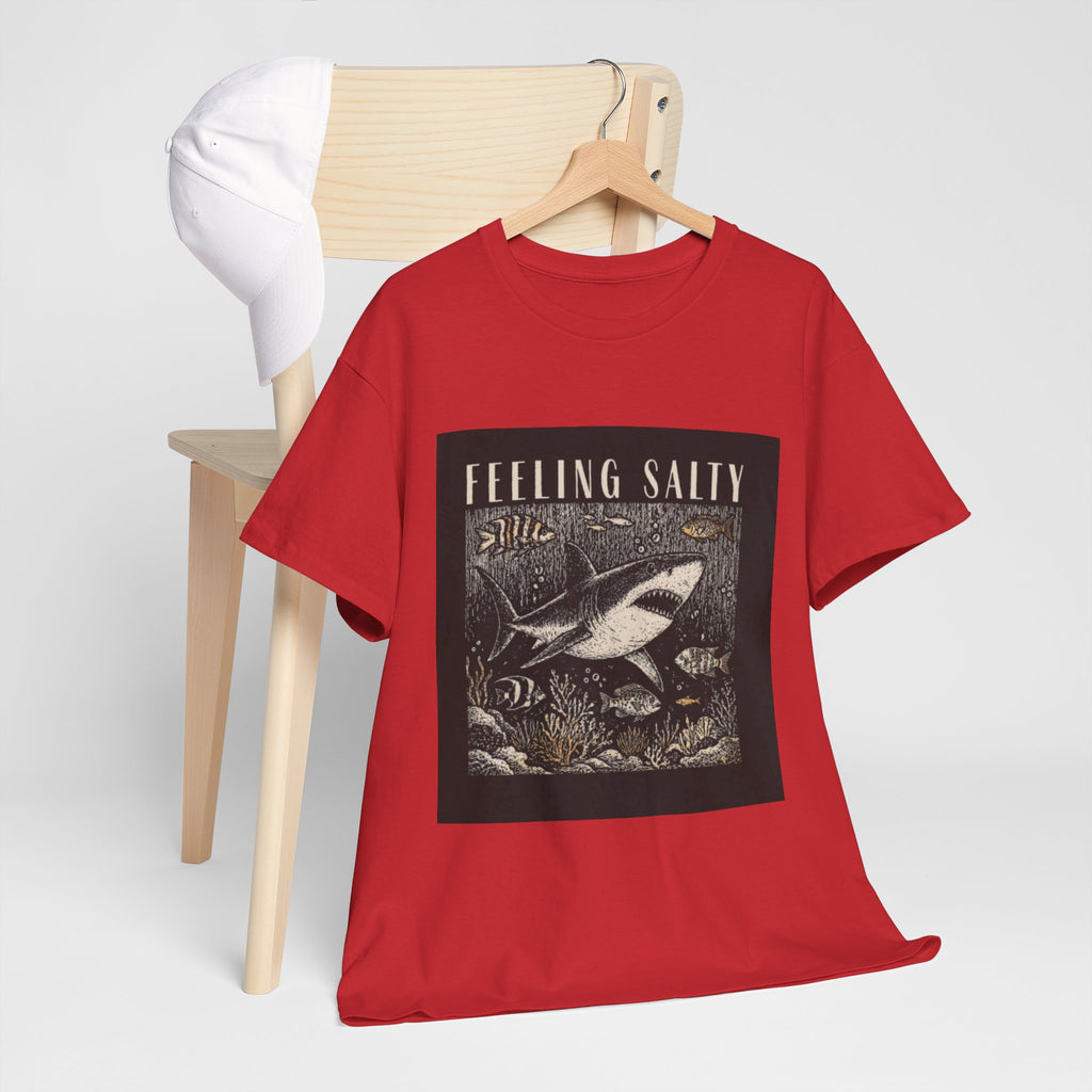 Feeling Salty Shark T-Shirt – Vintage Ocean Graphic Tee