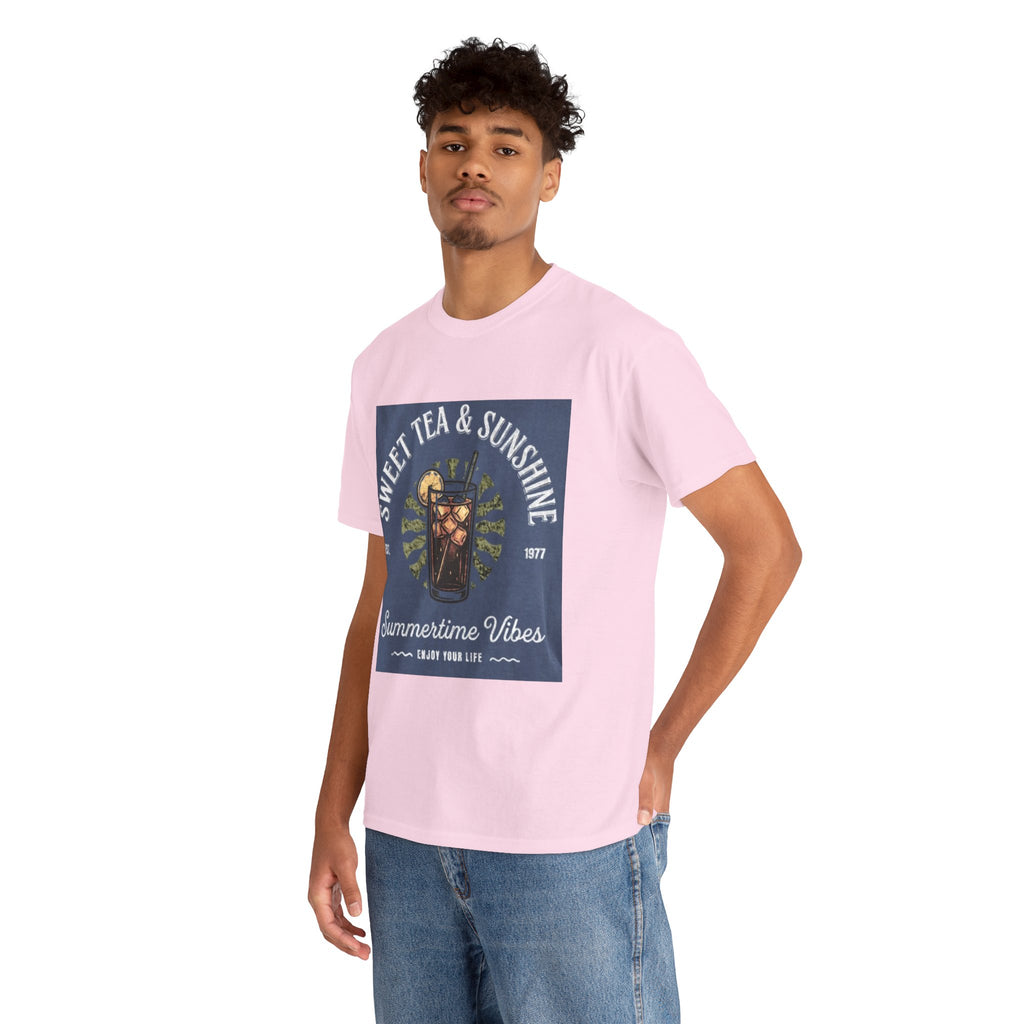 Sweet Tea & Sunshine Tee — Summertime Vibes Iced Tea Graphic T-Shirt
