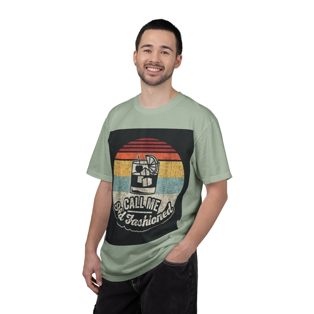 T-Shirt — "Call Me Old Fashioned" Retro Cocktail Graphic Tee