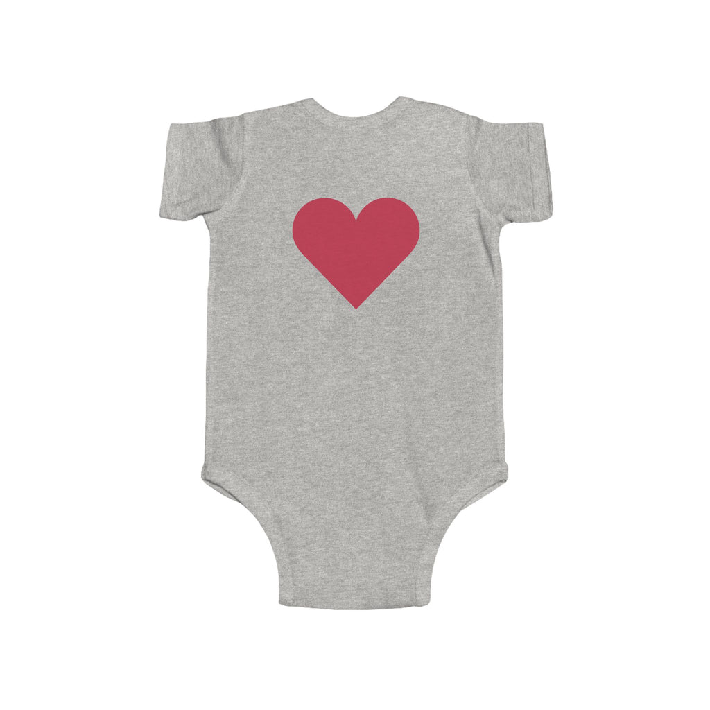 Infant Bodysuit - Black Cat Holding Heart "You're Purrfect" Baby Onesie
