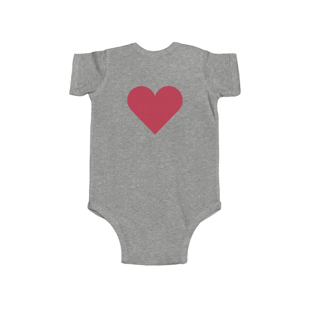 Infant Bodysuit - Black Cat Holding Heart "You're Purrfect" Baby Onesie