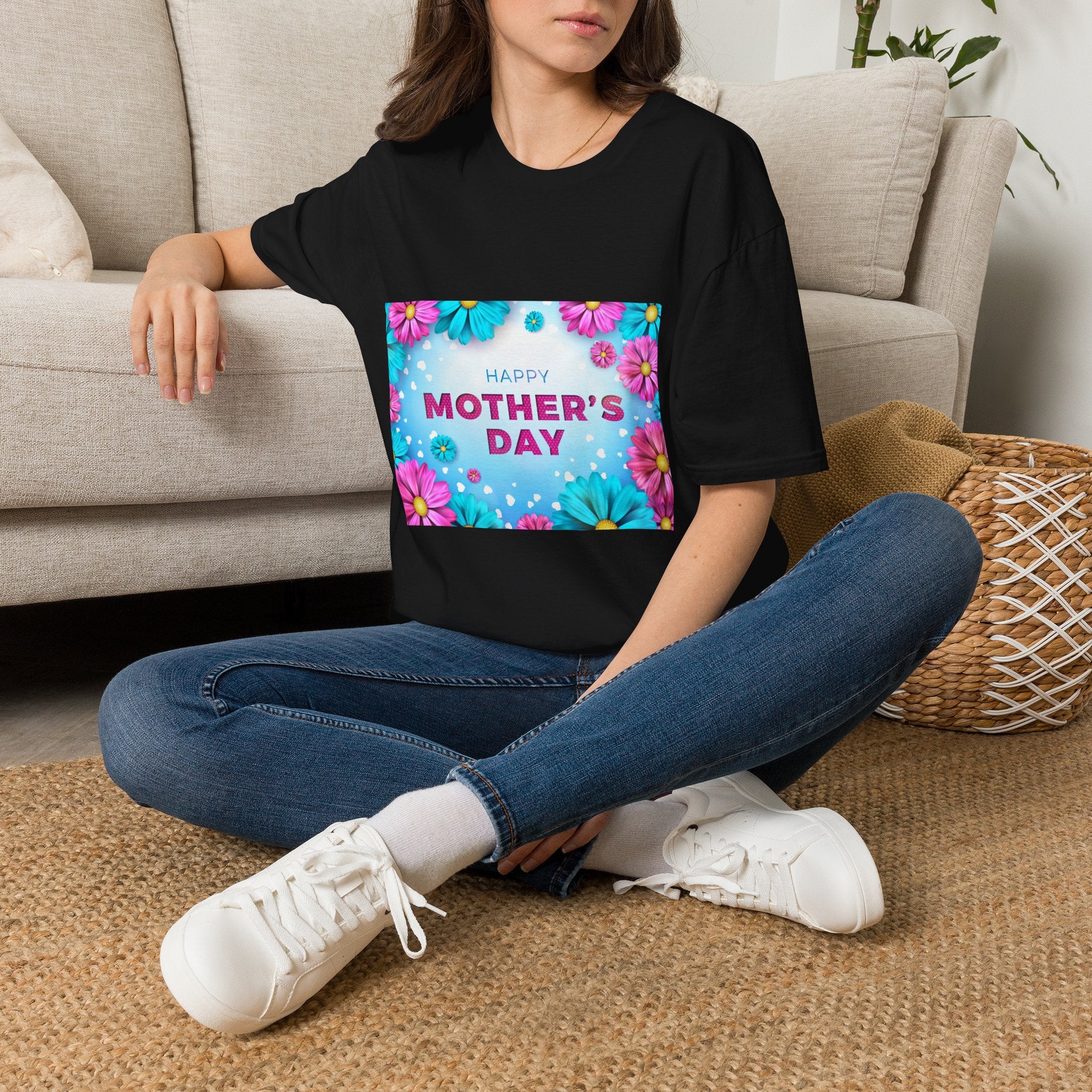 Mother's Day Floral T-Shirt — Happy Mother's Day Celebration Tee