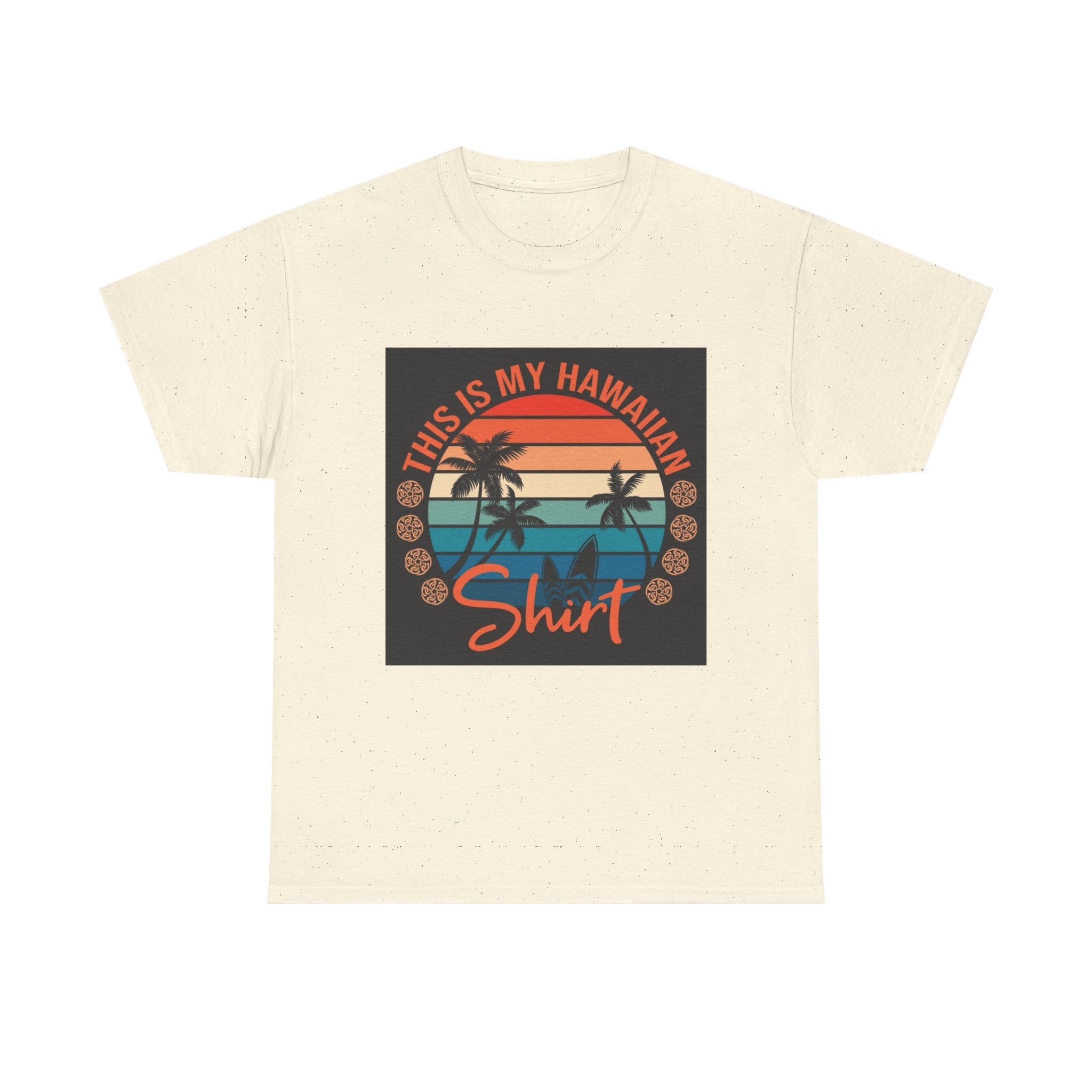 This Is My Hawaiian Shirt Tee — Vintage Sunset Palm Beach T-Shirt
