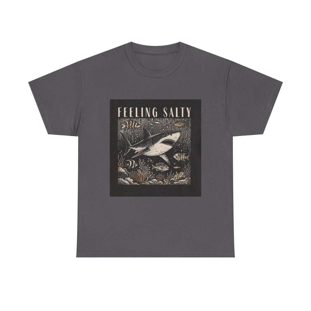 Feeling Salty Shark T-Shirt – Vintage Ocean Graphic Tee
