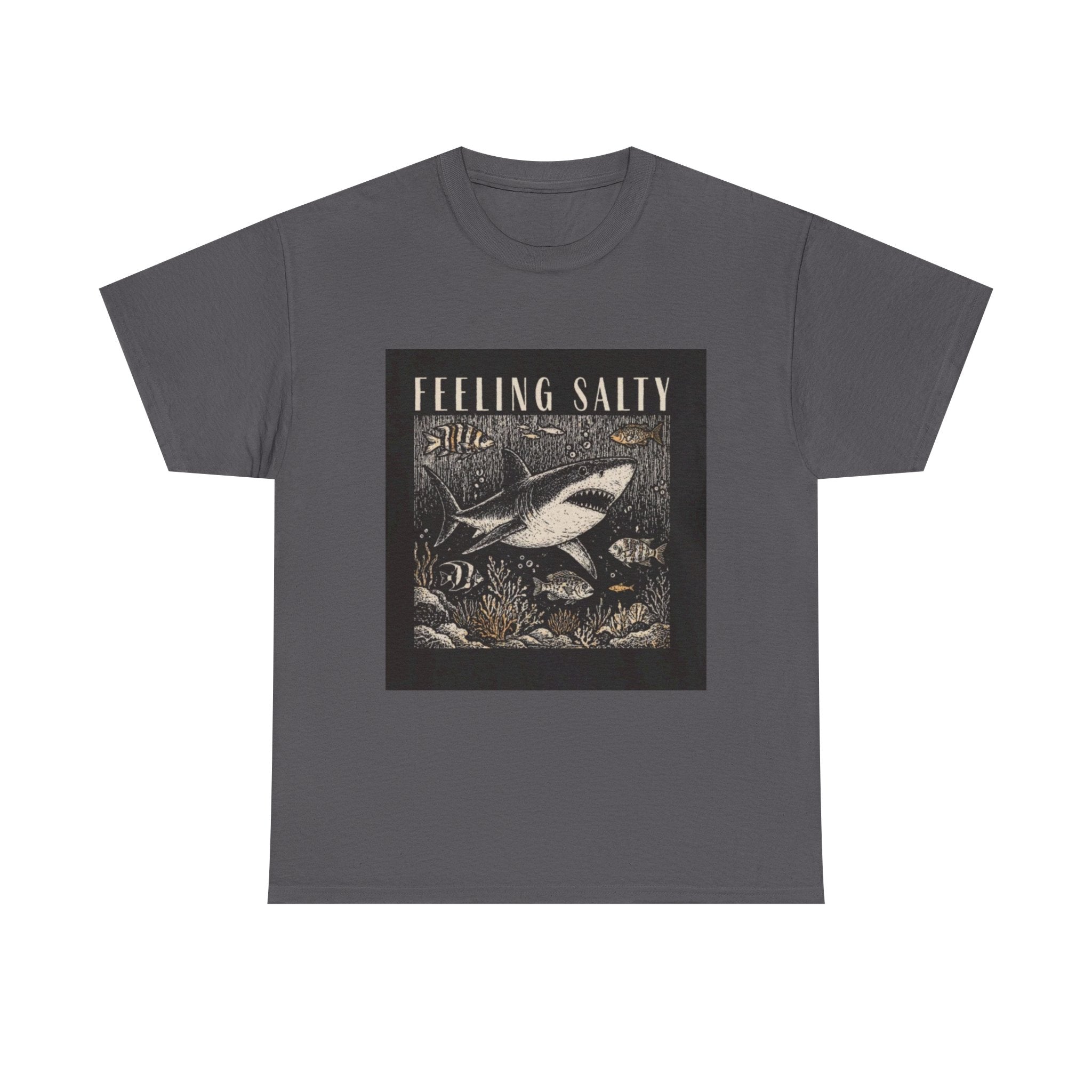 Feeling Salty Shark T-Shirt – Vintage Ocean Graphic Tee