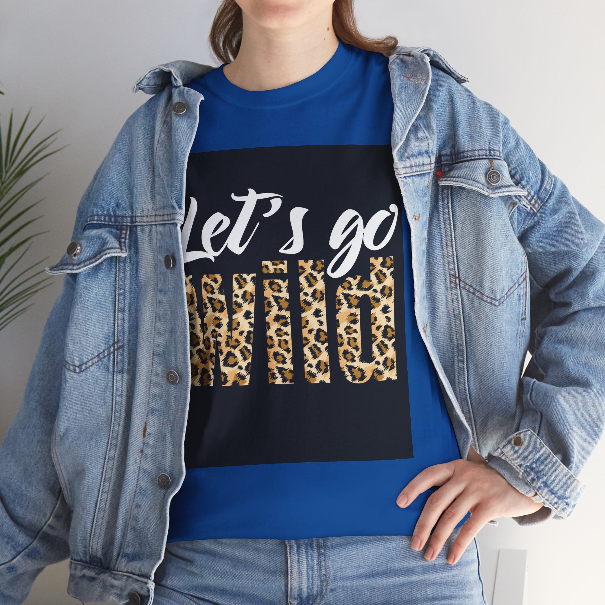 Let's Go Wild Leopard Graphic Tee