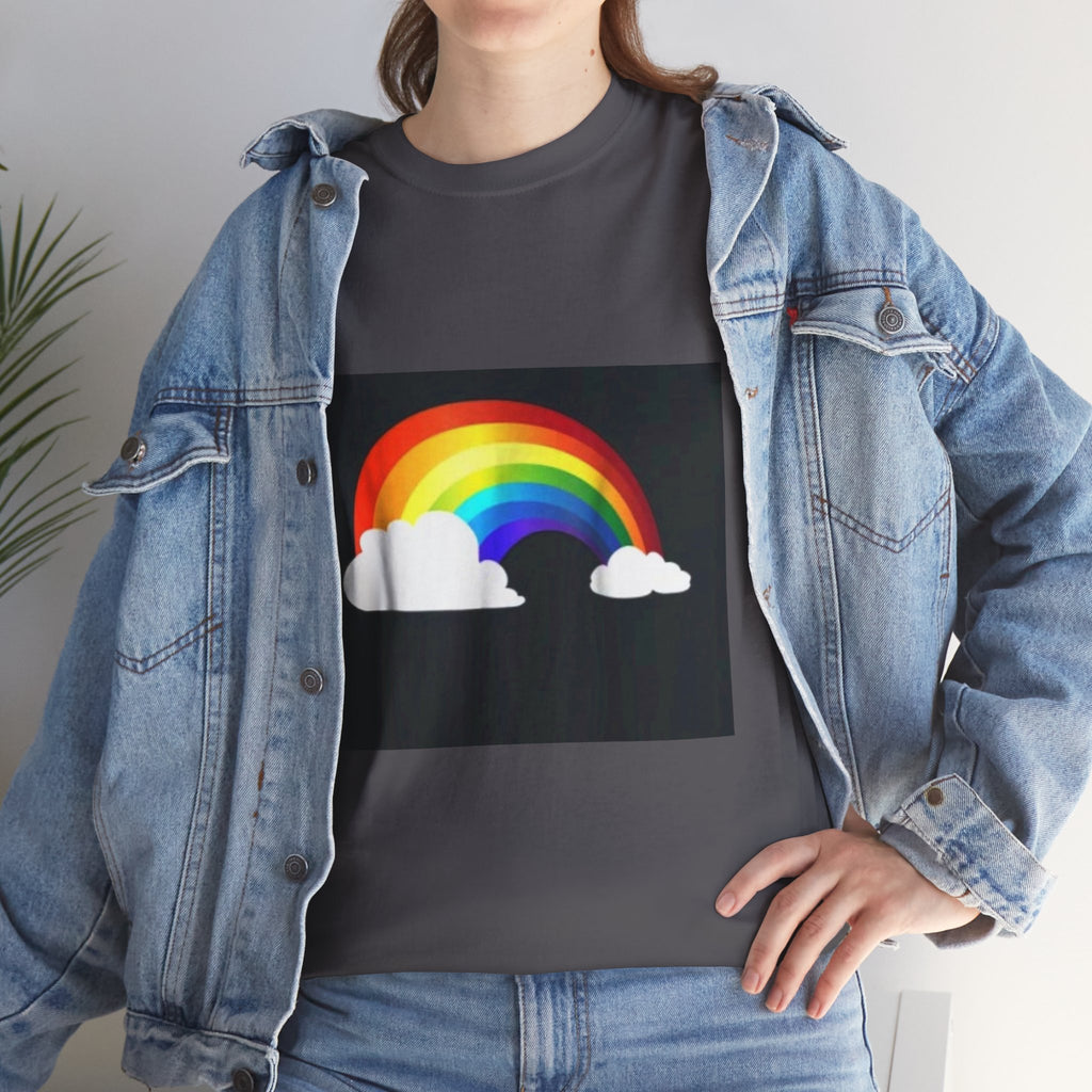 Rainbow Clouds T-Shirt — Bright Pride Graphic Tee
