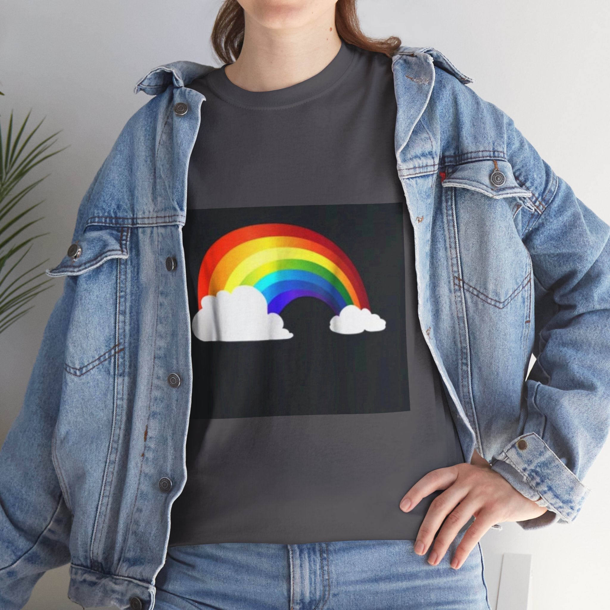 Rainbow Clouds T-Shirt — Bright Pride Graphic Tee