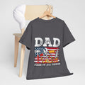 Dad Fixer Of All Things T-Shirt — American Flag Tool Graphic Tee for Fathers