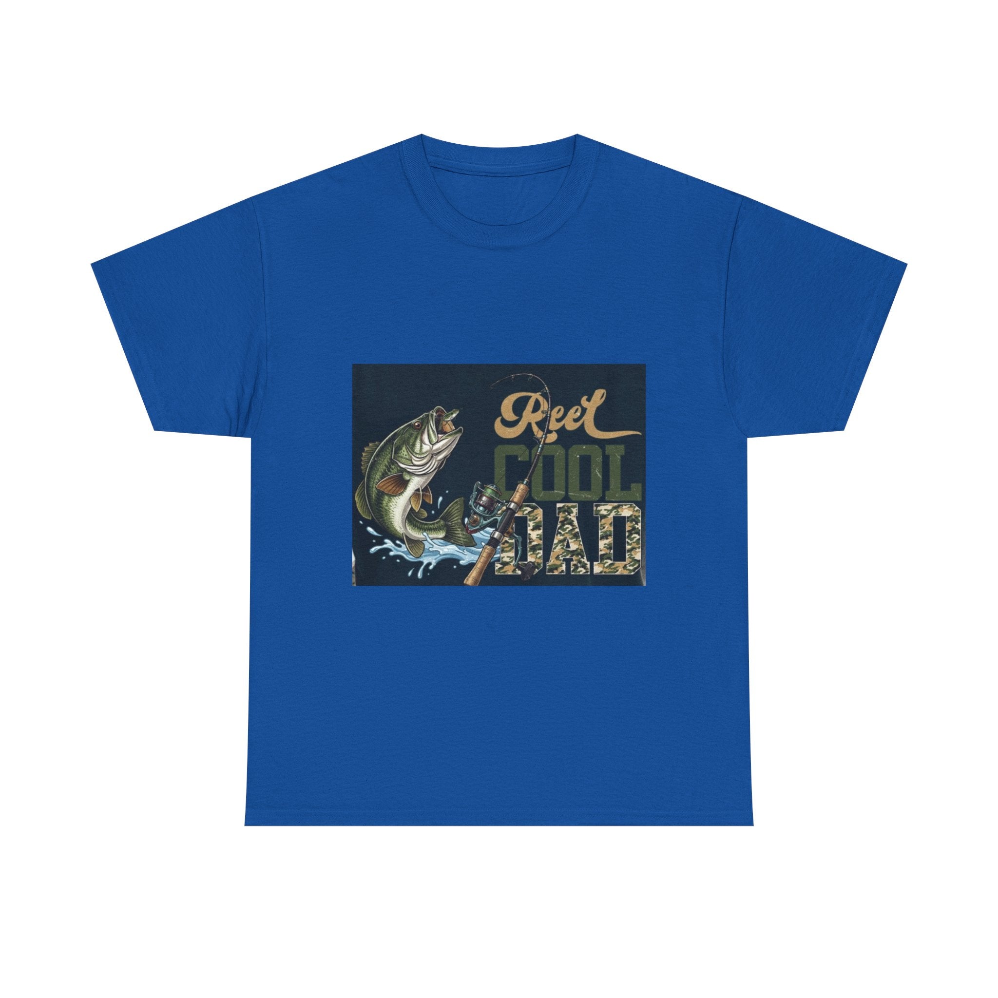 Fishing T-Shirt — "Reel Cool Dad" Graphic Tee