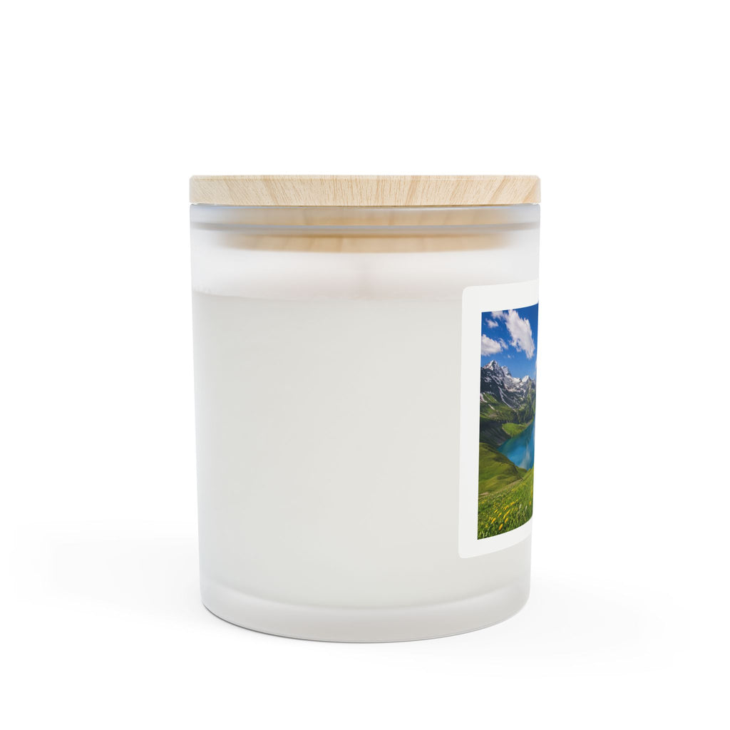 Mountain Lake Scented Candle — Frosted Glass 11oz