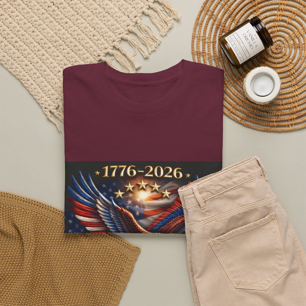 America 250th Anniversary T-Shirt — 1776–2026 Patriotic Eagle Tee