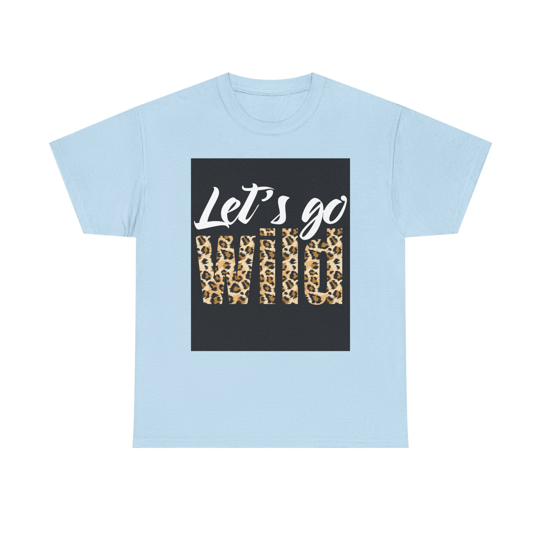 Let's Go Wild Leopard Graphic Tee