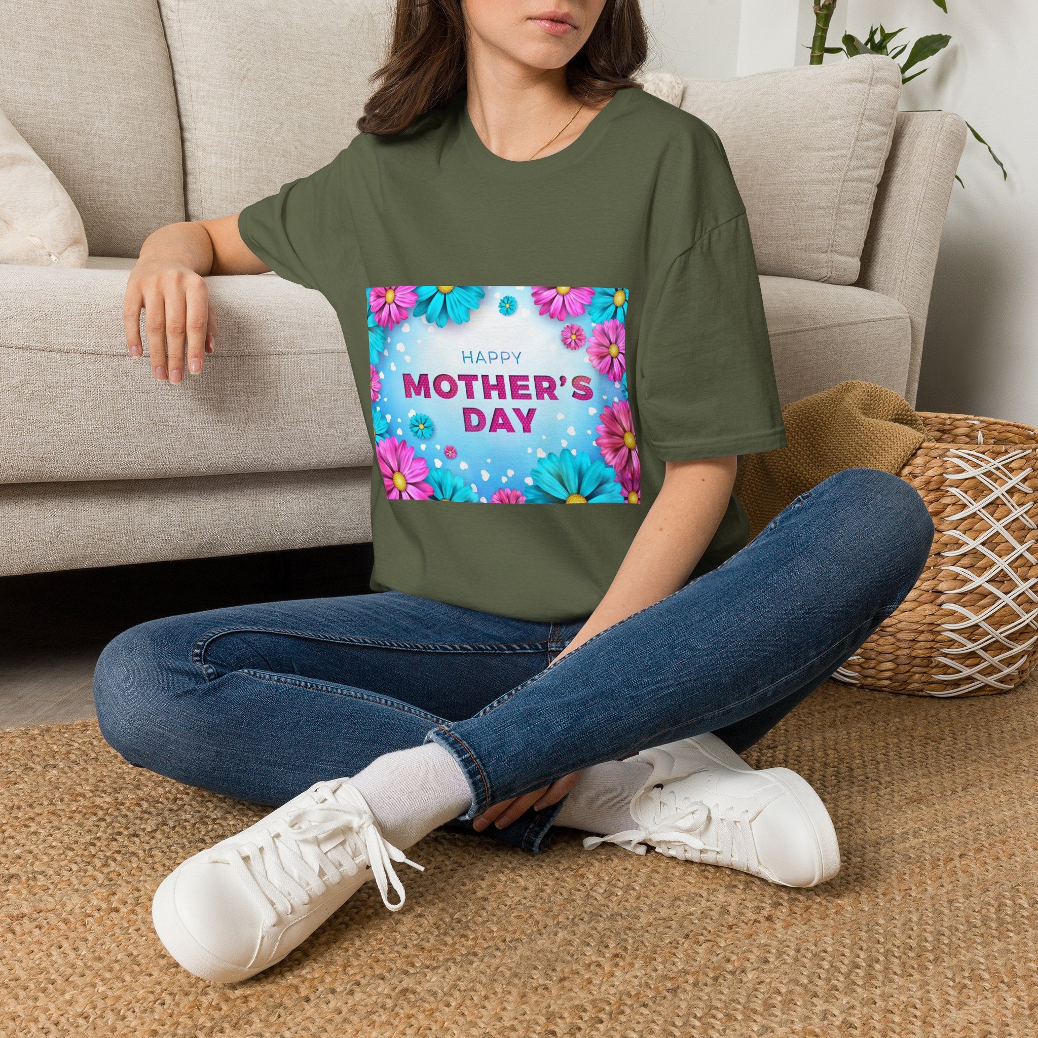 Mother's Day Floral T-Shirt — Happy Mother's Day Celebration Tee