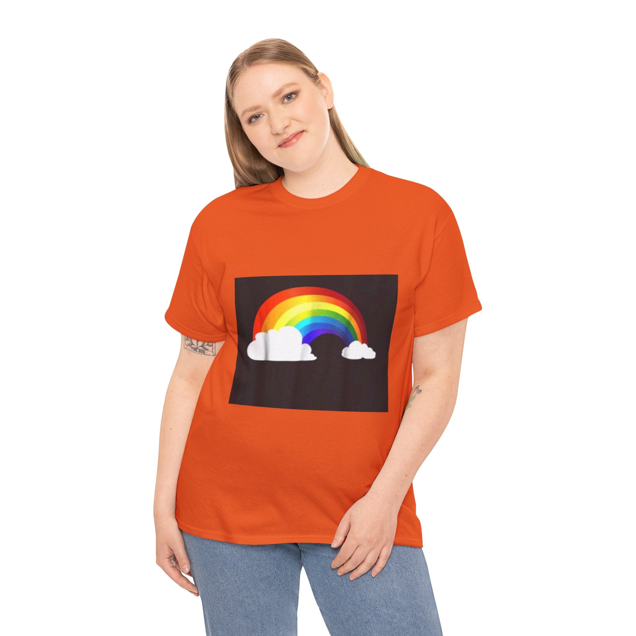 Rainbow Clouds T-Shirt — Bright Pride Graphic Tee