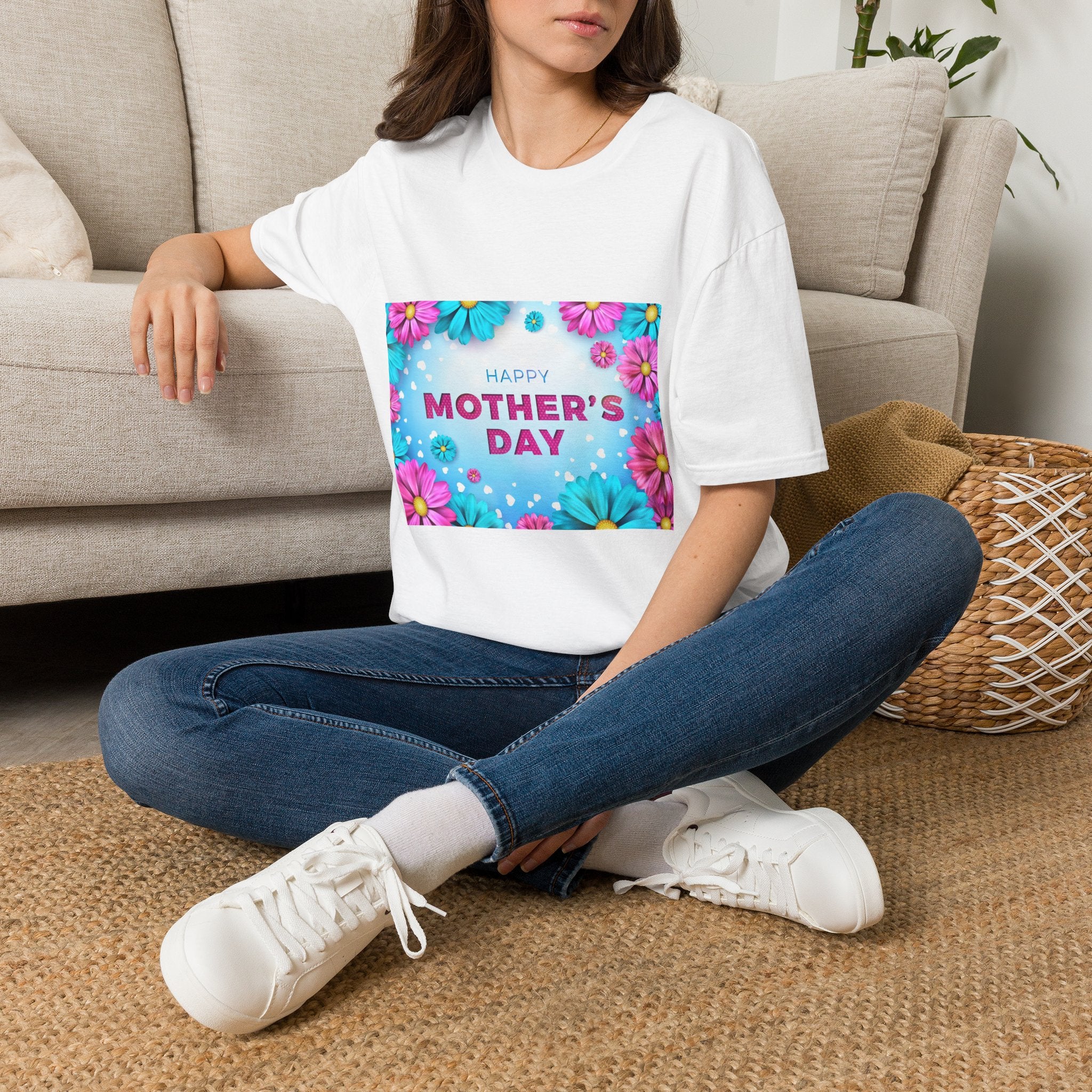Mother's Day Floral T-Shirt — Happy Mother's Day Celebration Tee