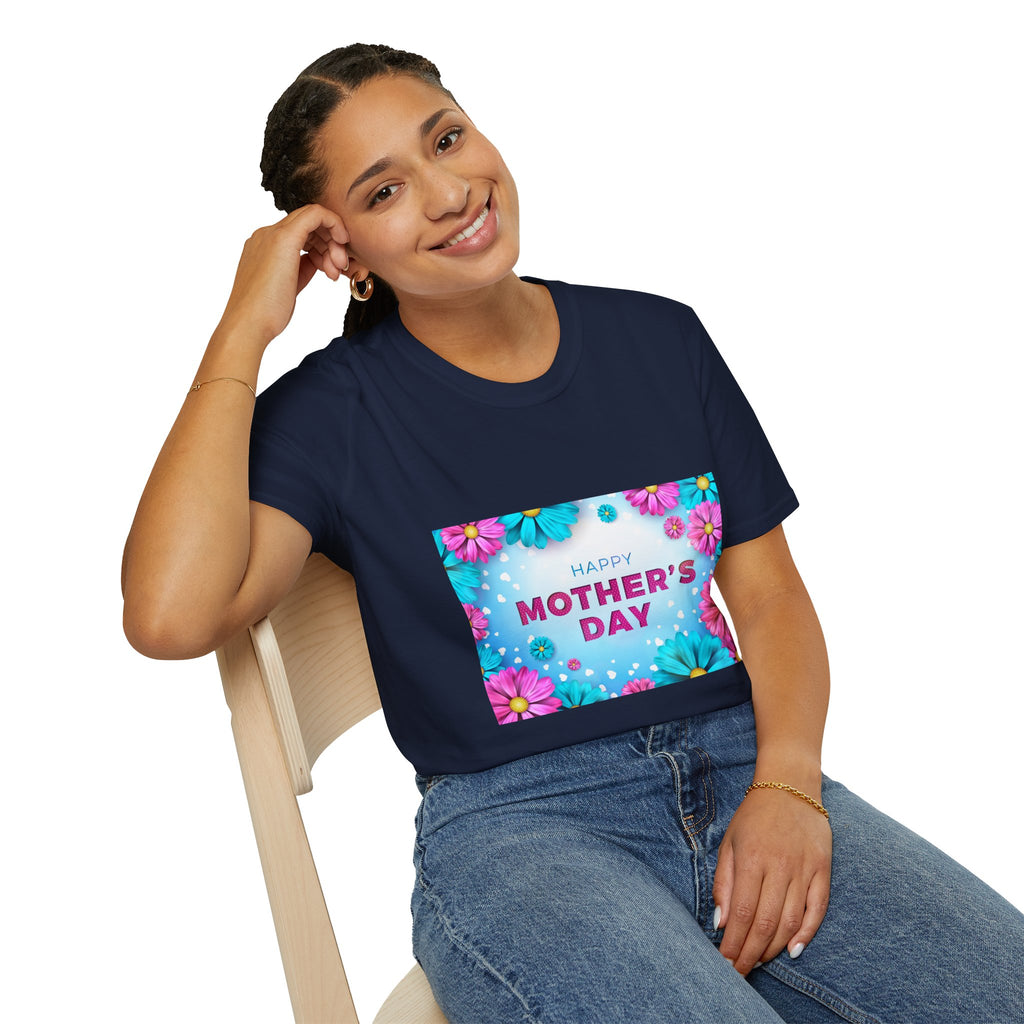 Mother's Day Floral T-Shirt — Happy Mother's Day Celebration Tee