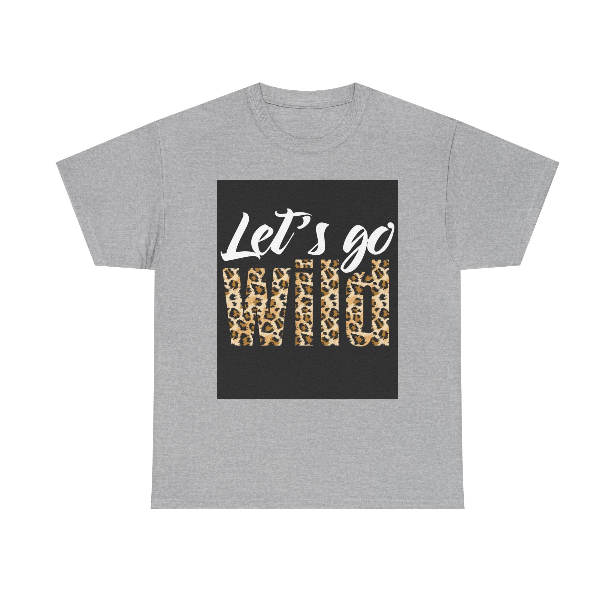 Let's Go Wild Leopard Graphic Tee