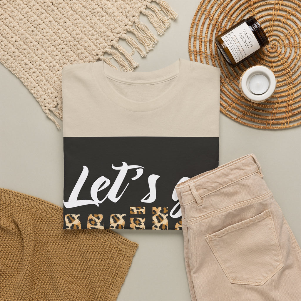 Let's Go Wild Leopard Graphic Tee