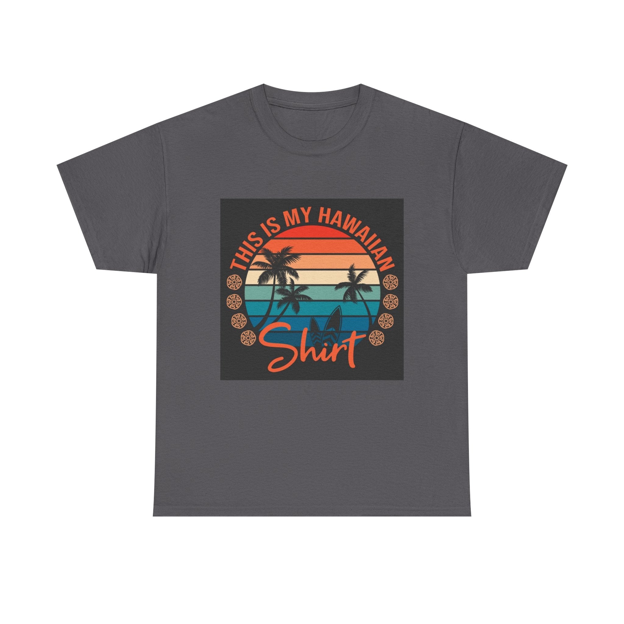 This Is My Hawaiian Shirt Tee — Vintage Sunset Palm Beach T-Shirt