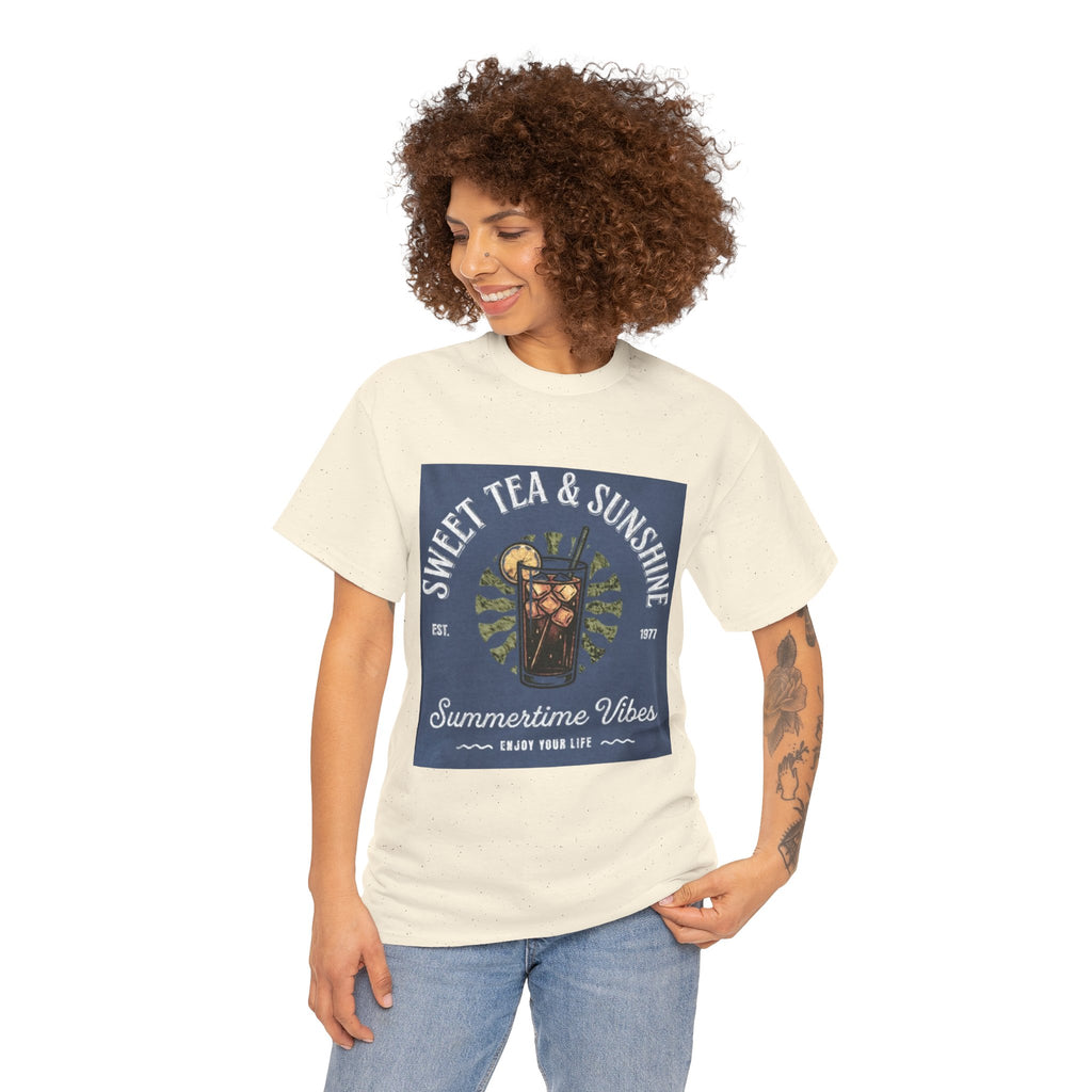 Sweet Tea & Sunshine Tee — Summertime Vibes Iced Tea Graphic T-Shirt