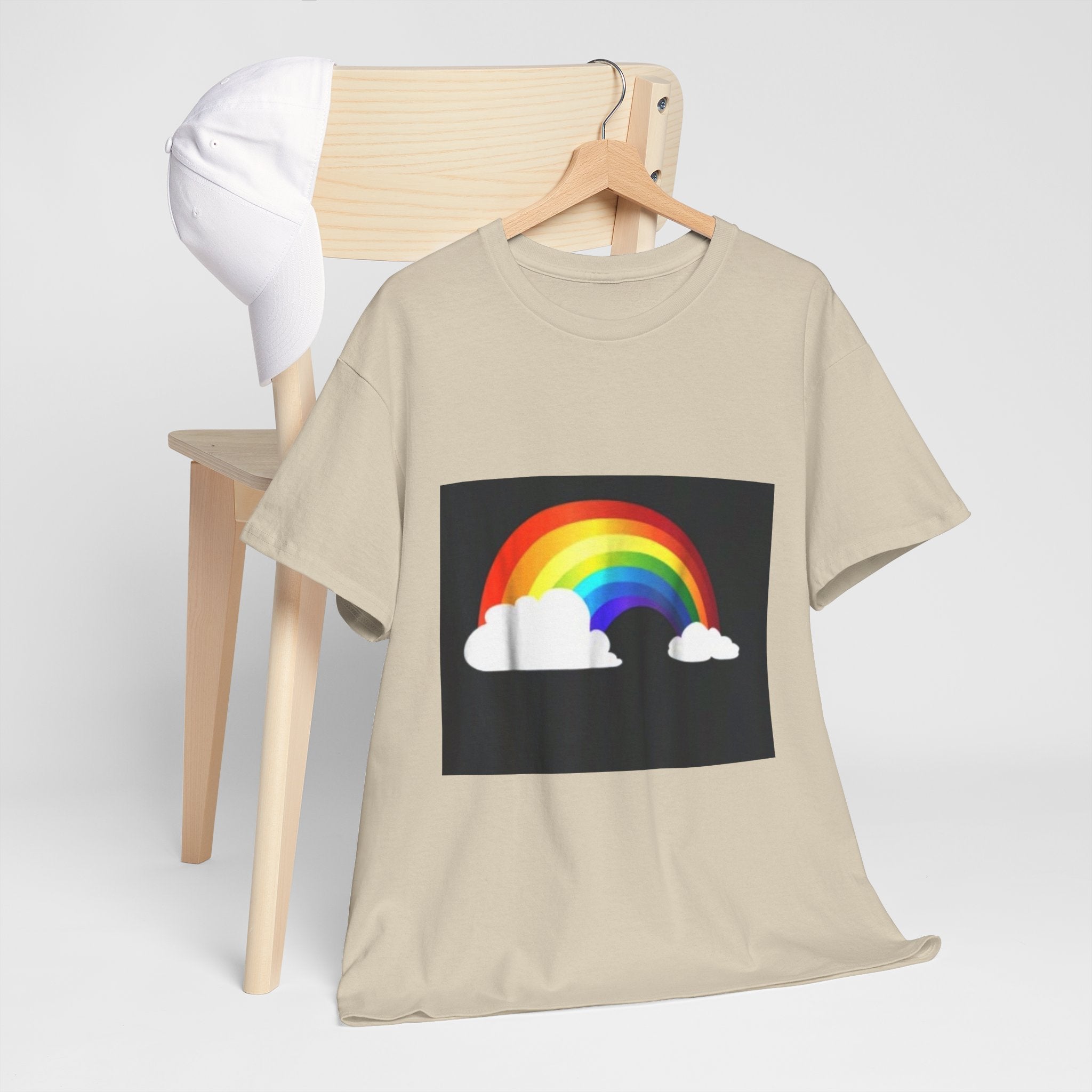 Rainbow Clouds T-Shirt — Bright Pride Graphic Tee