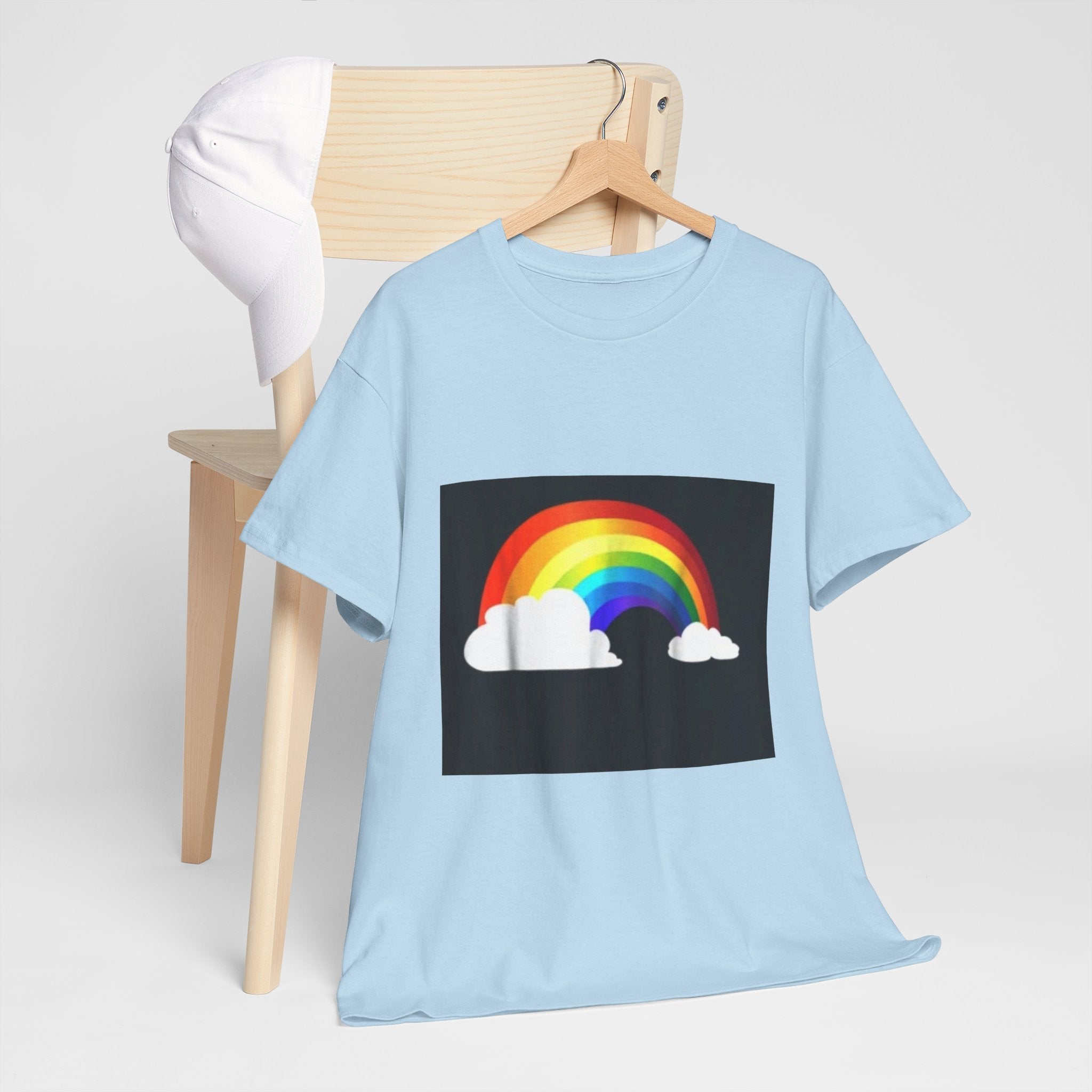 Rainbow Clouds T-Shirt — Bright Pride Graphic Tee