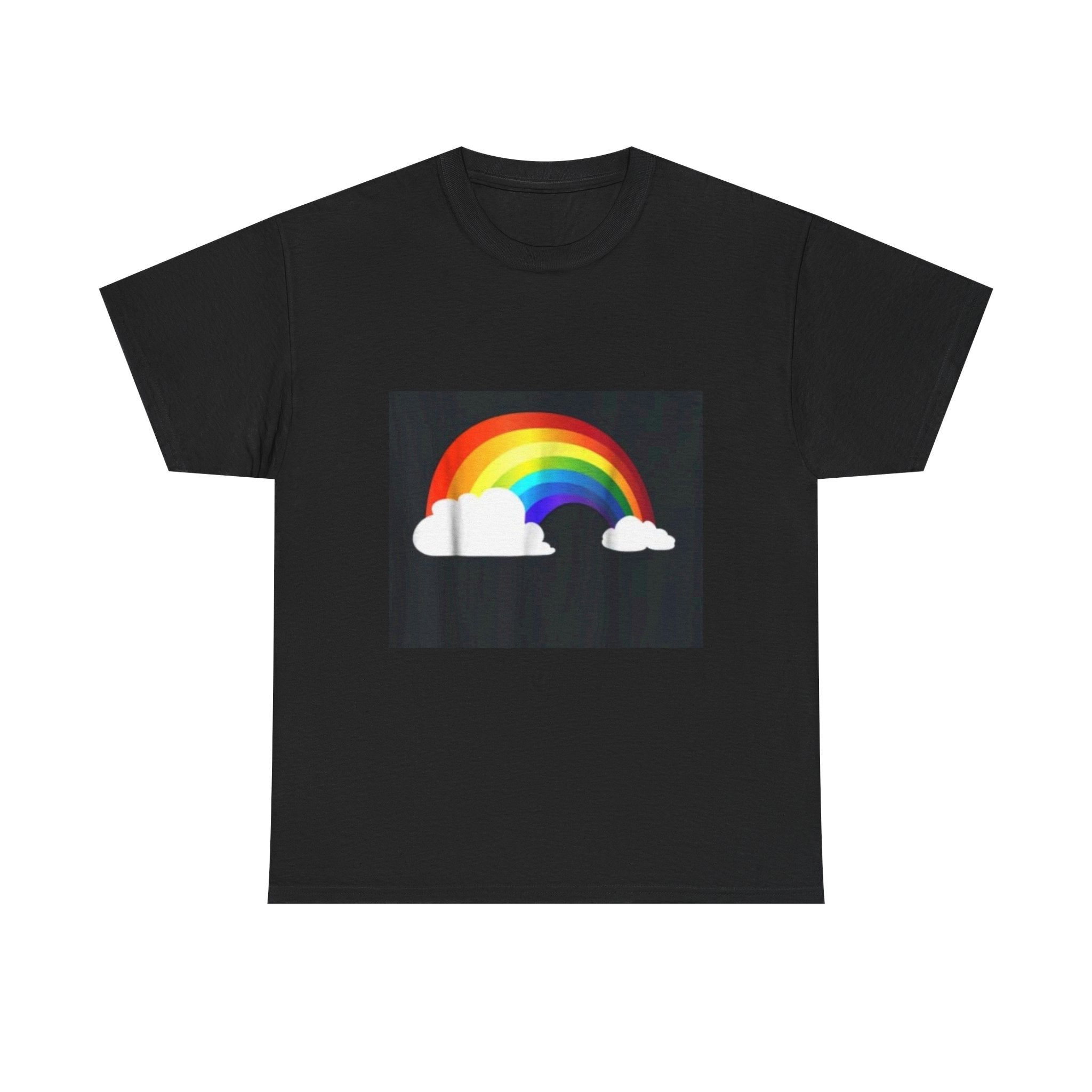 Rainbow Clouds T-Shirt — Bright Pride Graphic Tee