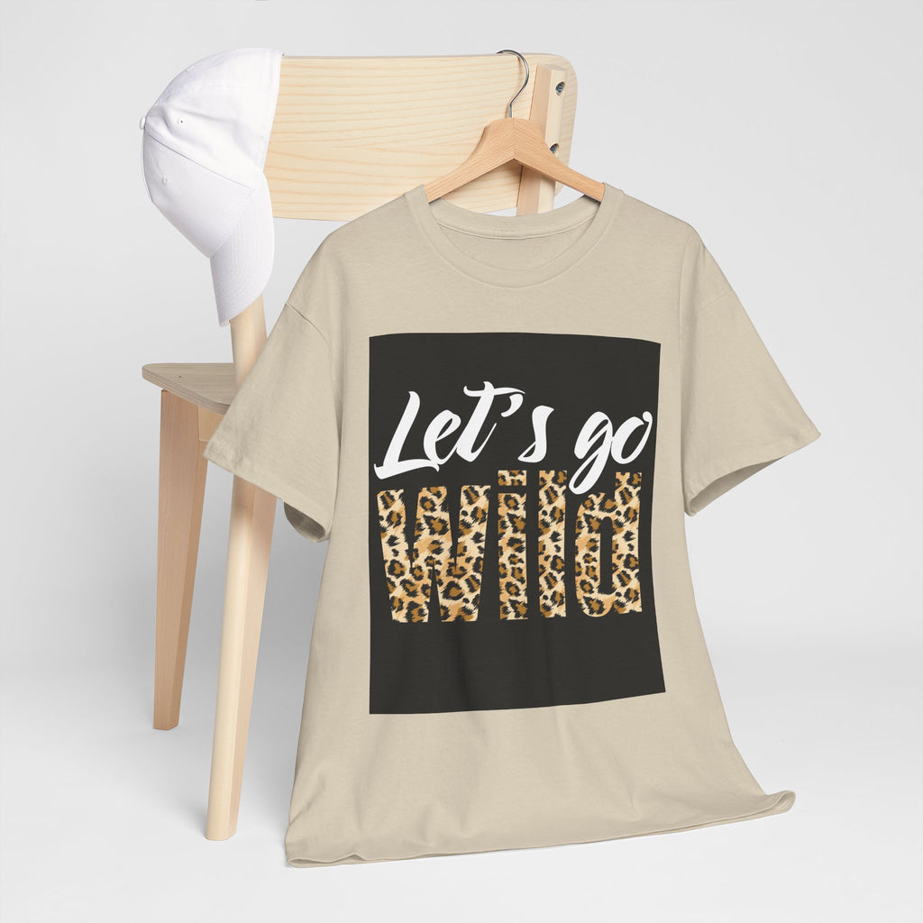 Let's Go Wild Leopard Graphic Tee