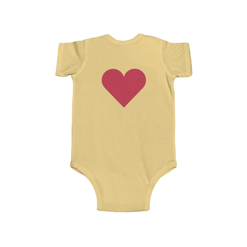 Infant Bodysuit - Black Cat Holding Heart "You're Purrfect" Baby Onesie