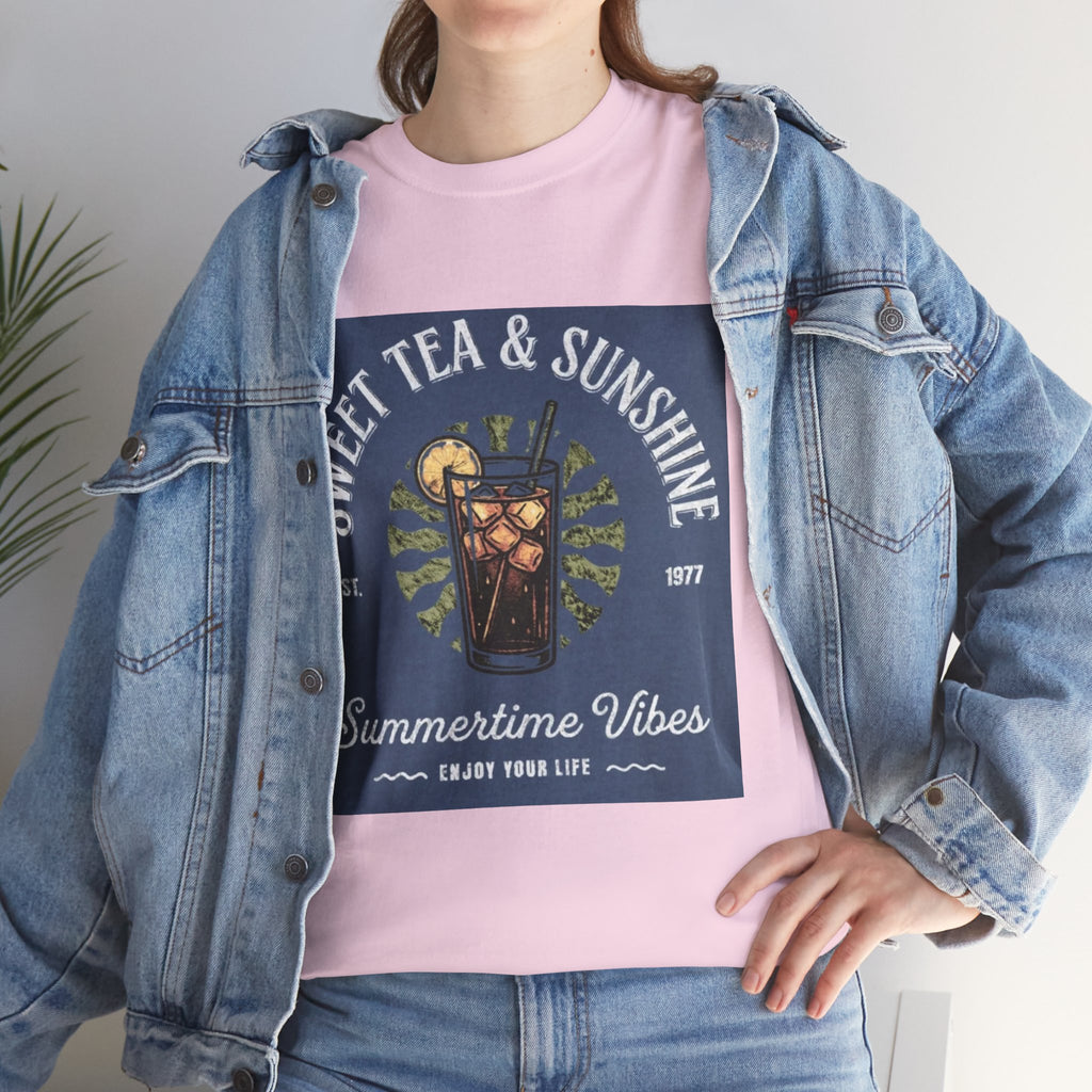 Sweet Tea & Sunshine Tee — Summertime Vibes Iced Tea Graphic T-Shirt